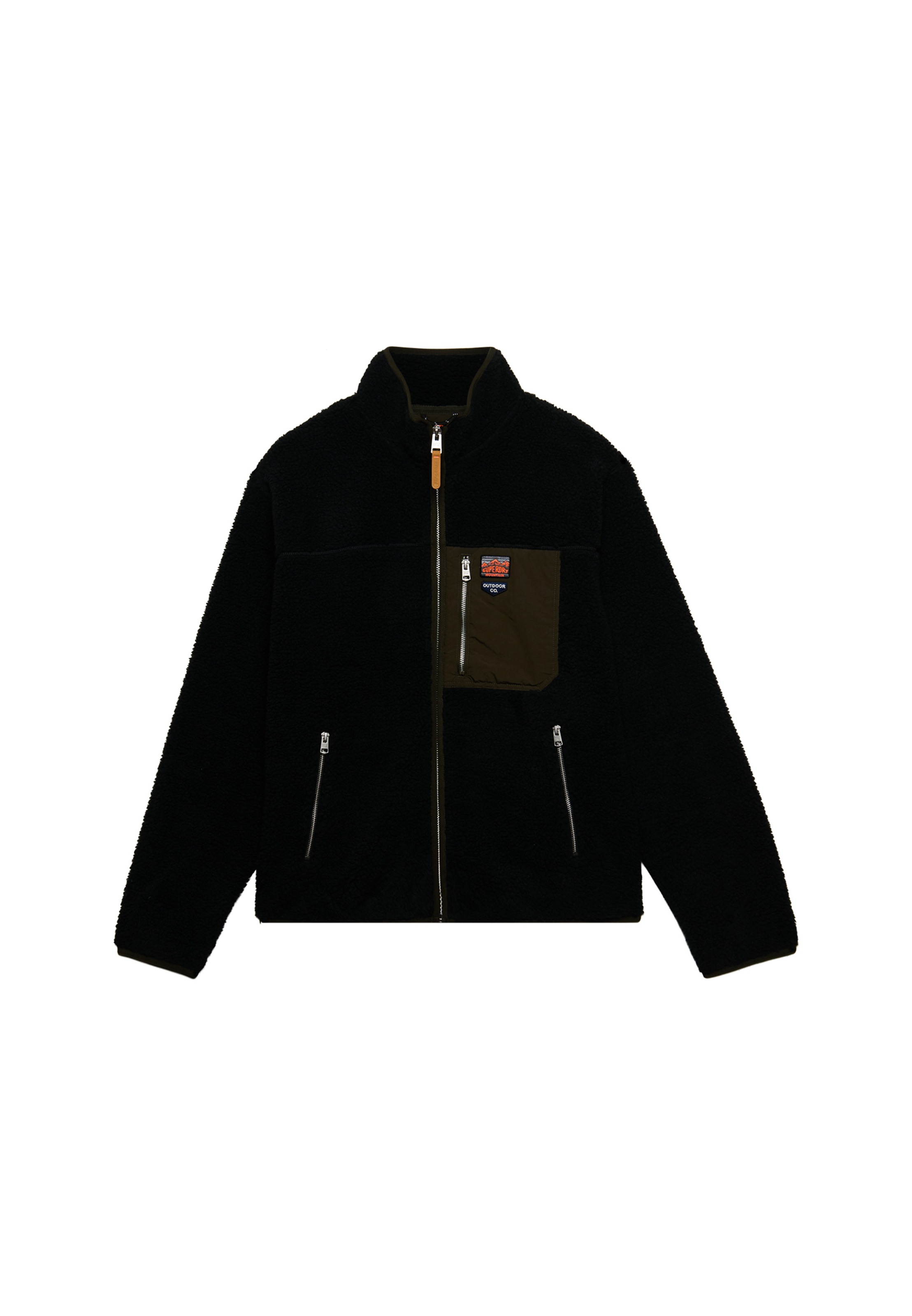 Superdry Sweatjacke »VINTAGE RETRO FULL ZIP FLEECE« Kunstfaser, relaxed fit