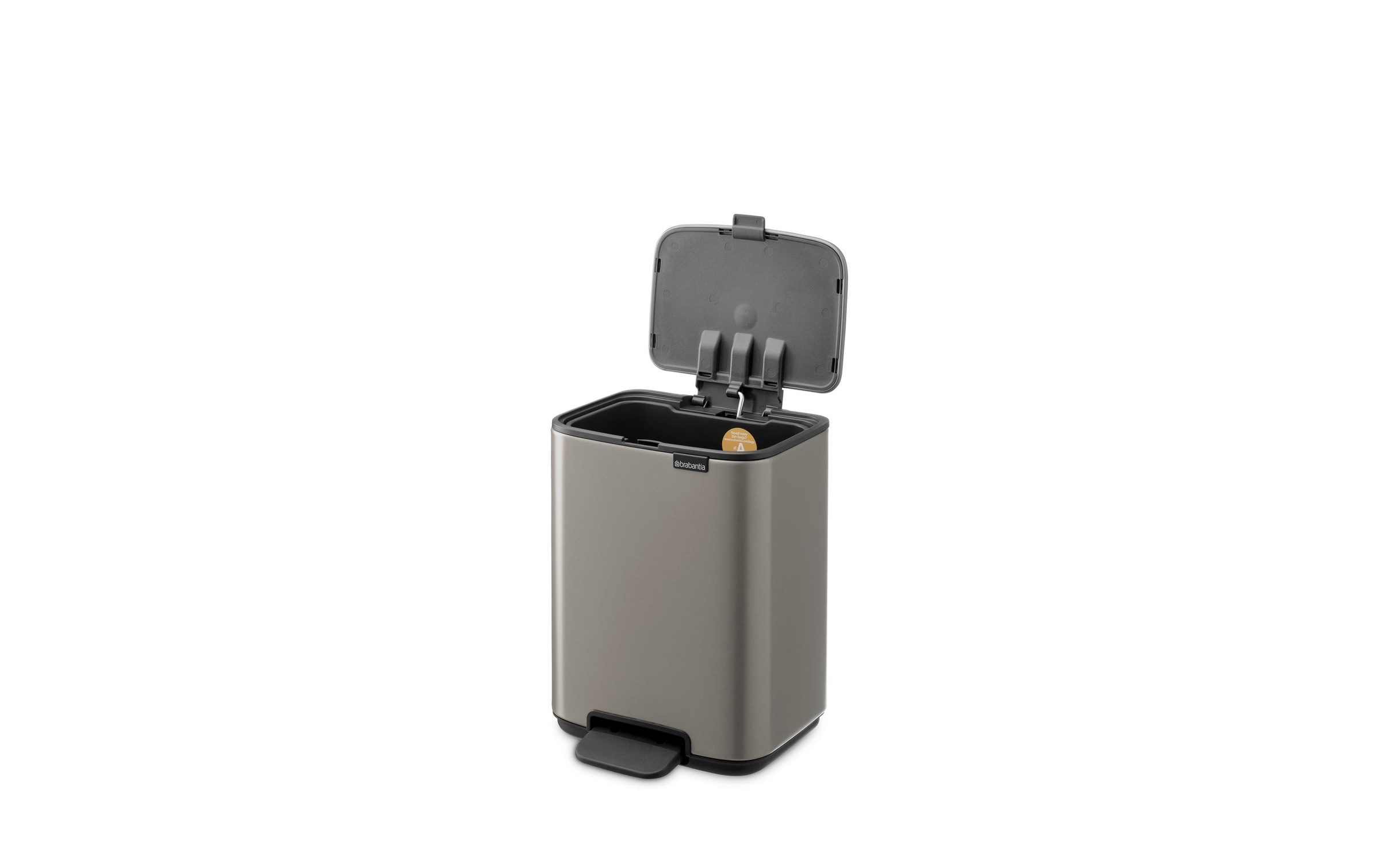 Brabantia Kosmetikeimer »Bo 7 l« 1 Behälter Platzsparender Abfallbehälter mit Soft-Close-Funktion