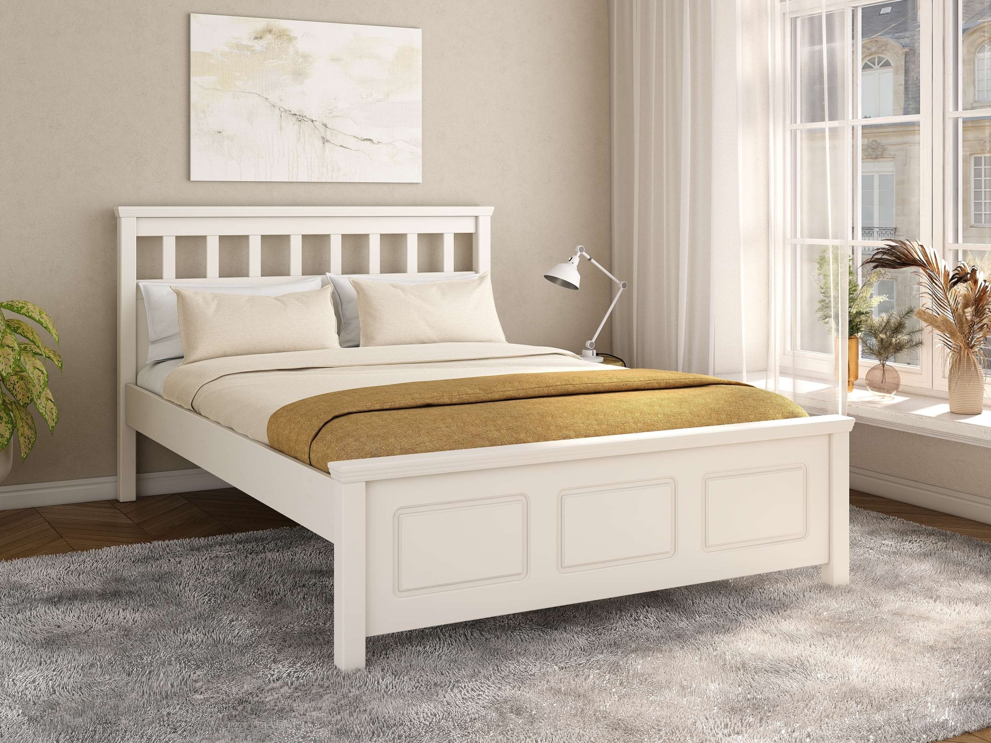 GOODproduct Bett »Tillian, Bettgestell, Doppelbett, Bettkasten optional, Made in EU« Liegefläche 140x200cm,  aus massiver Kiefer in Kombination mit MDF, FSC®, inklusive Lattnerost