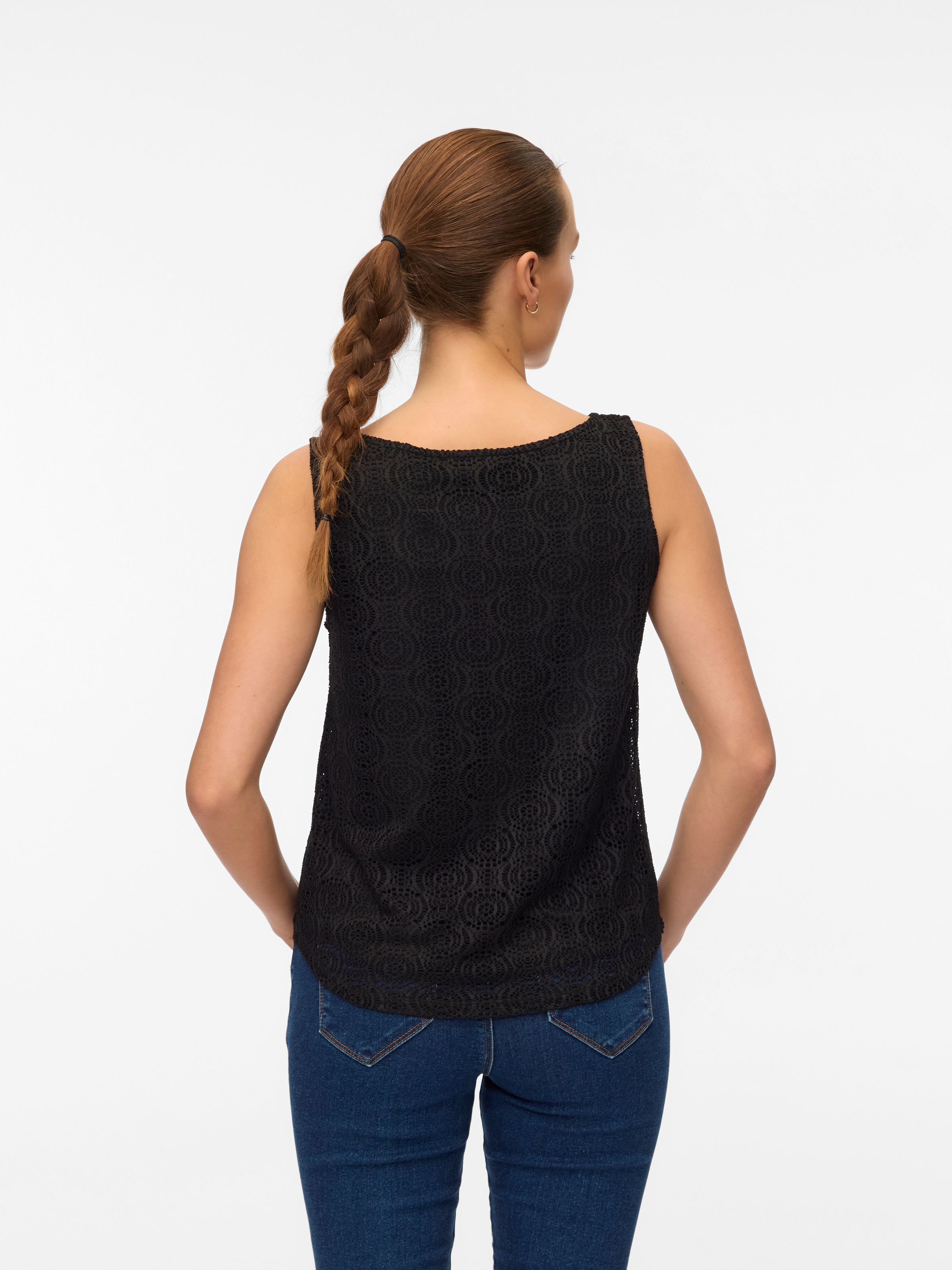 Vero Moda Top en dentelle »VMMAYA TANK TOP JRS VO« Materialmix, regular fit