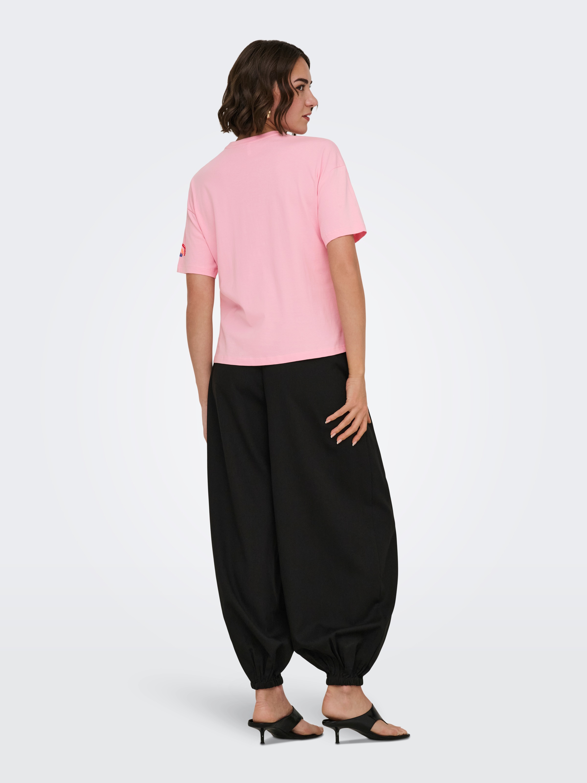 ONLY T-shirt à manches courtes »ONLBOLETTE LIFE S/S TOP BOX CC JRS« avec un imprimé voyant