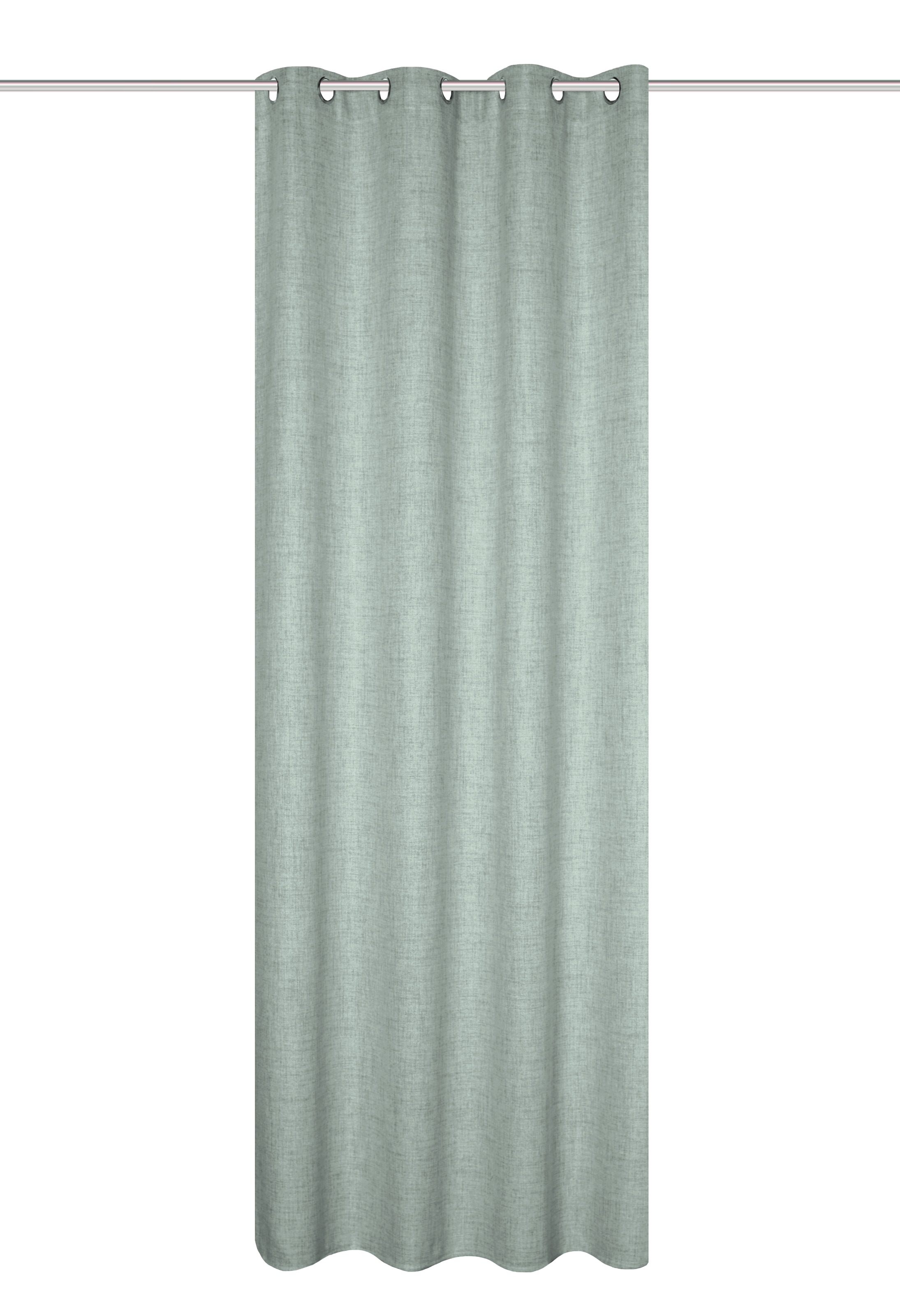 HOME WOHNIDEEN Rideau »LINORA, 1 Stück, Ösen, blickdicht, Leinenstruktur« Œillet 1 cuis tlg. DÉCO, STRUCTURE LIN, UNI, ŒILLETS