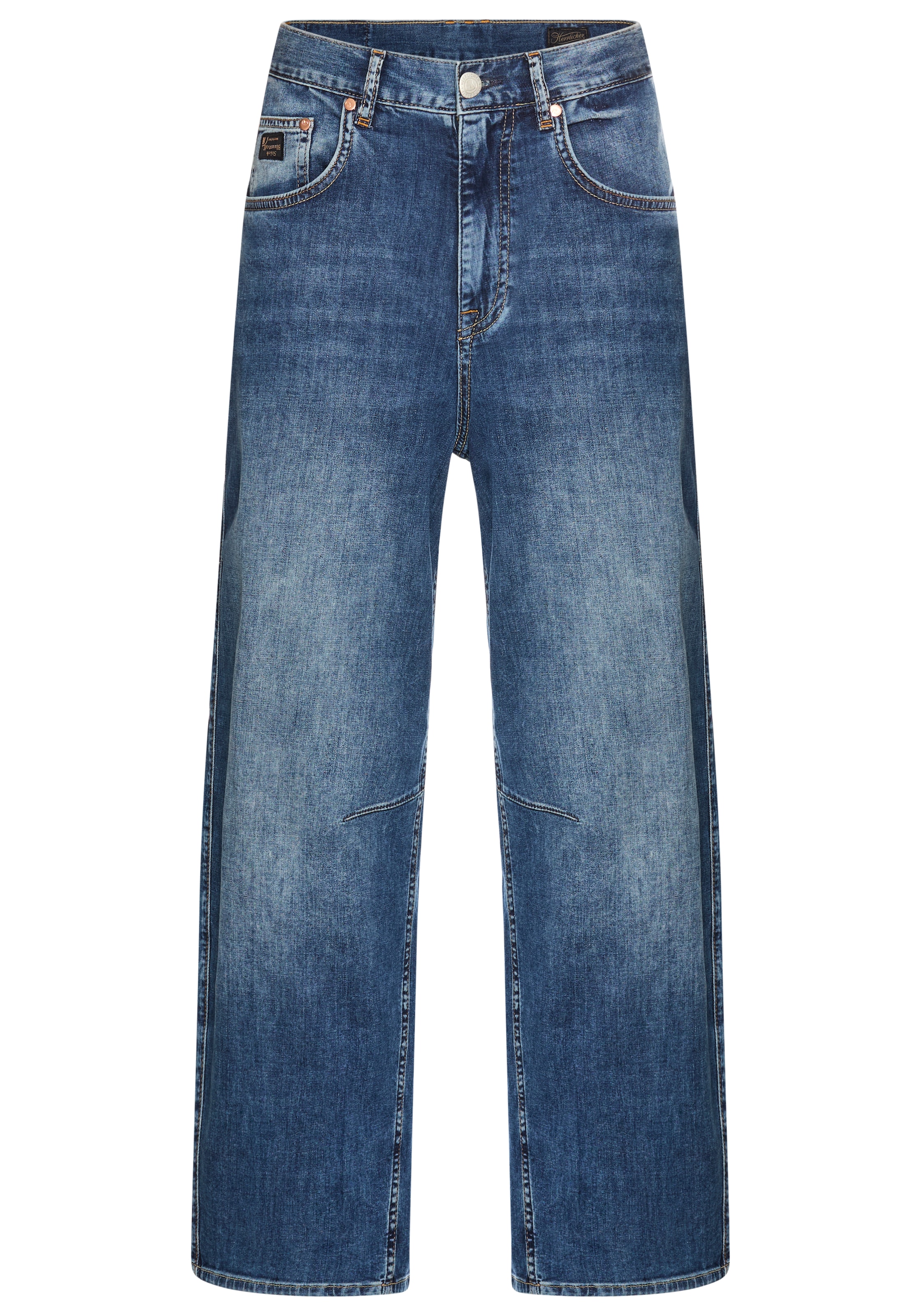 Herrlicher Loose-fit-Jeans »Barrow Denim Light« Cropped