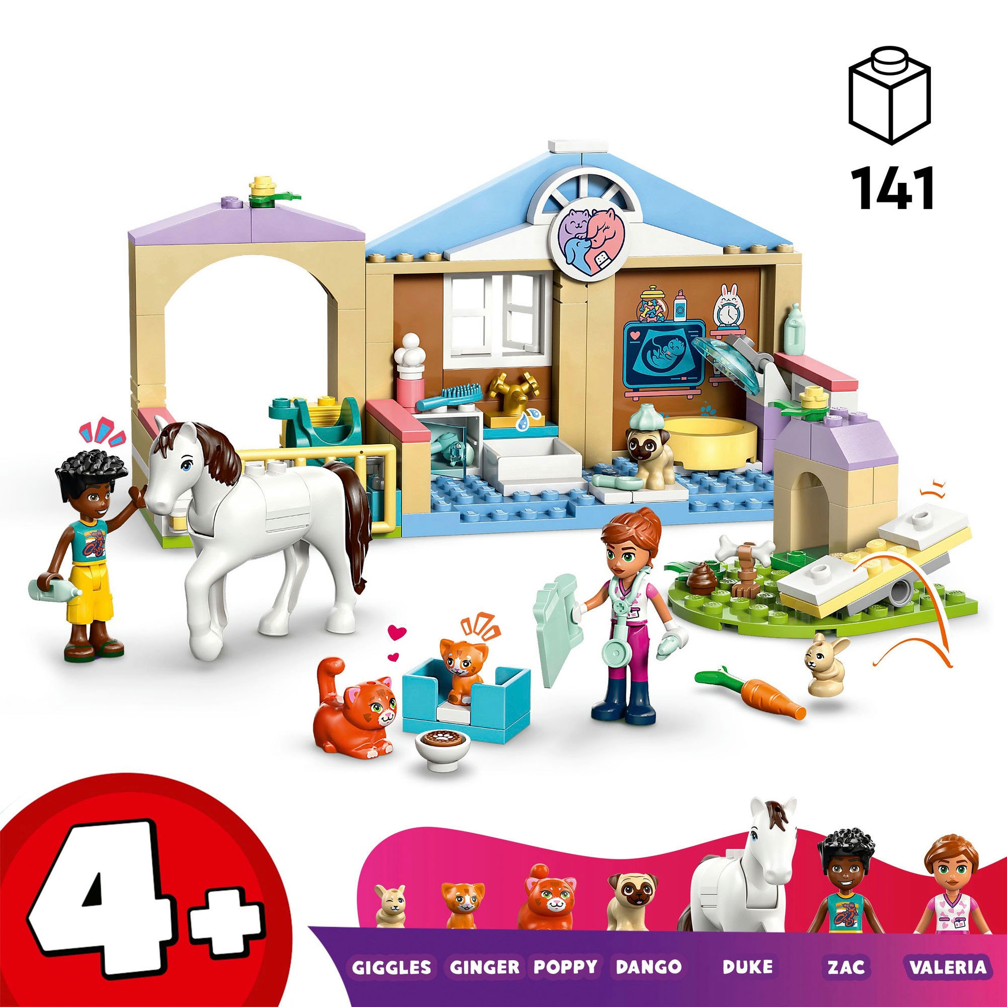 LEGO® Pions de construction »Tierklinik (42696), LEGO Friends« Made in Europe