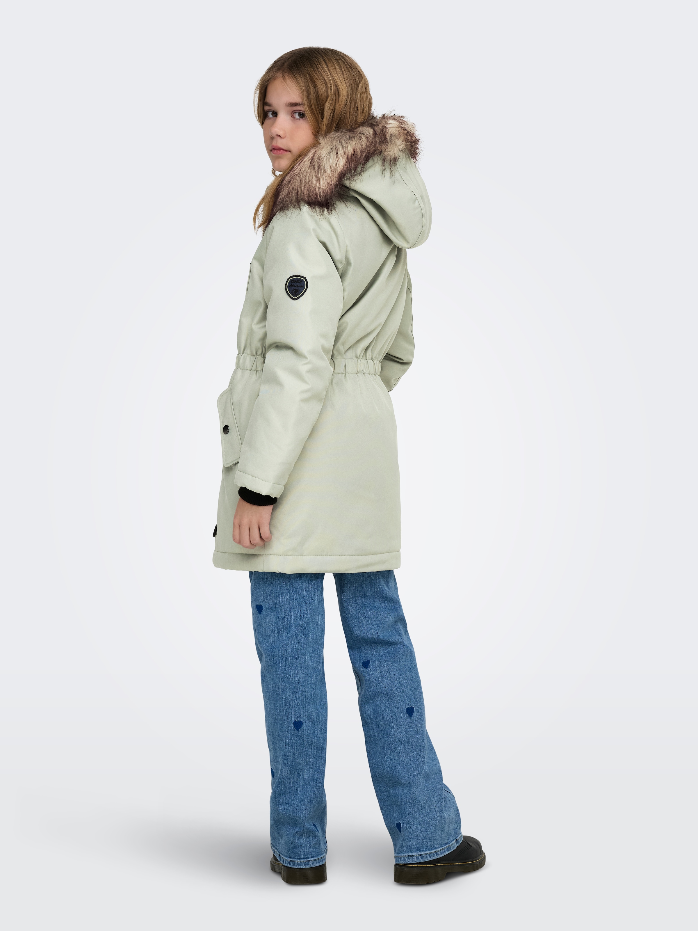 KIDS ONLY Parka »KOGIRIS FUR PARKA OTW NOOS« mit Kapuze Kunstfaser, regular fit