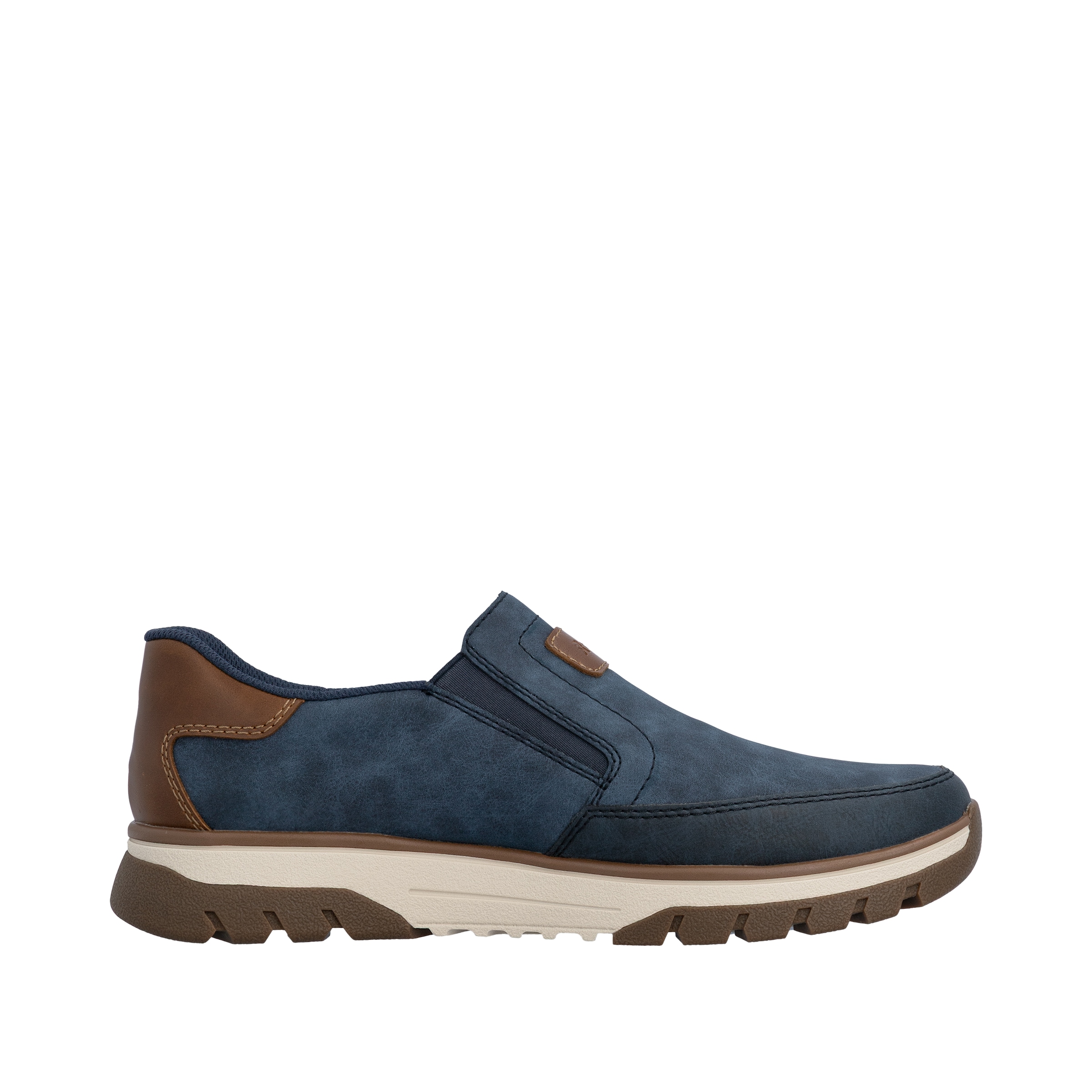 Rieker Baskets slip-on  mocassin, chaussure basse, sneaker décontracté avec empiècements contrastés