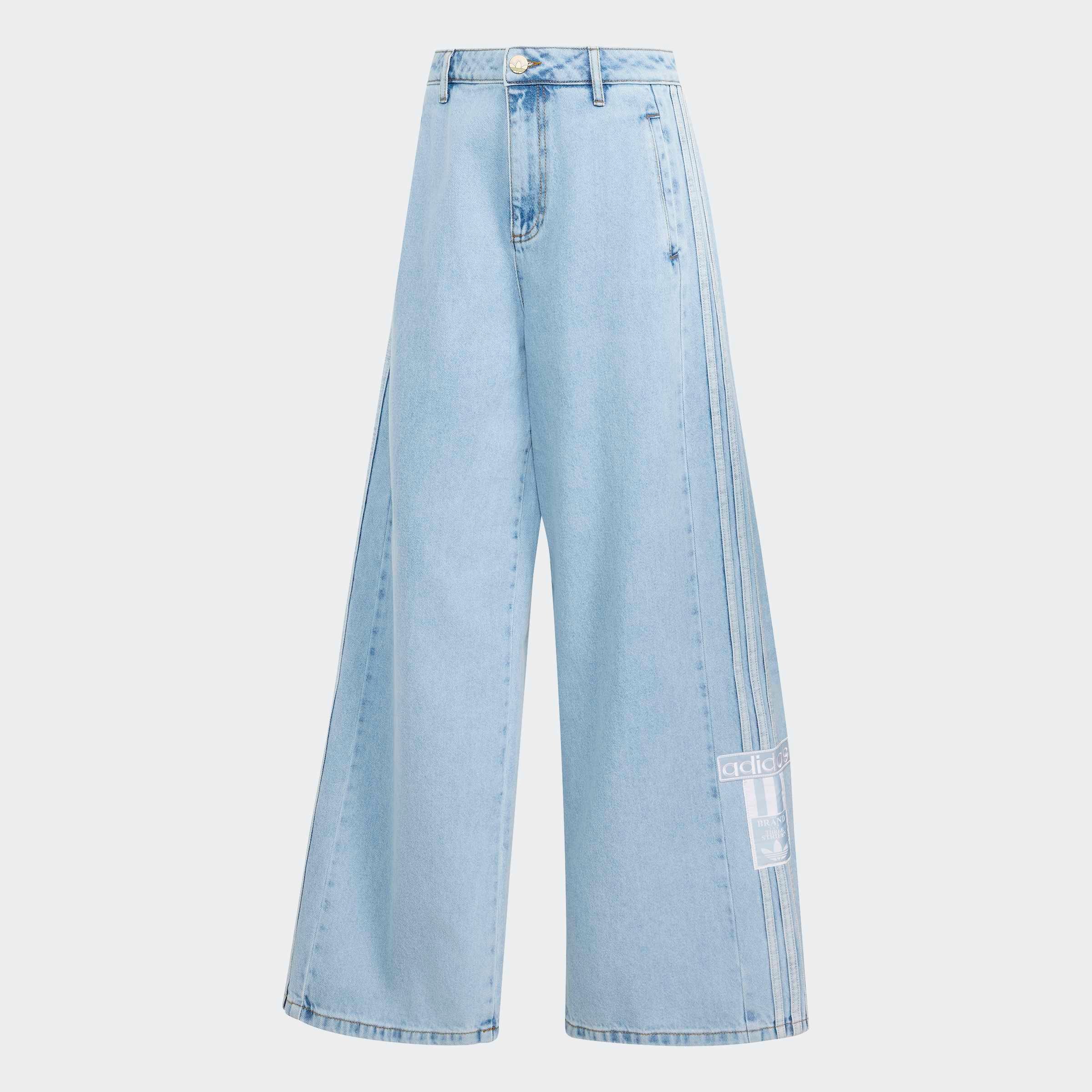 adidas Originals Pantalon de sport »ADIBREAK, WEITES BEIN, MITTELHOHER BUND«  Jeans, coupe décontractée