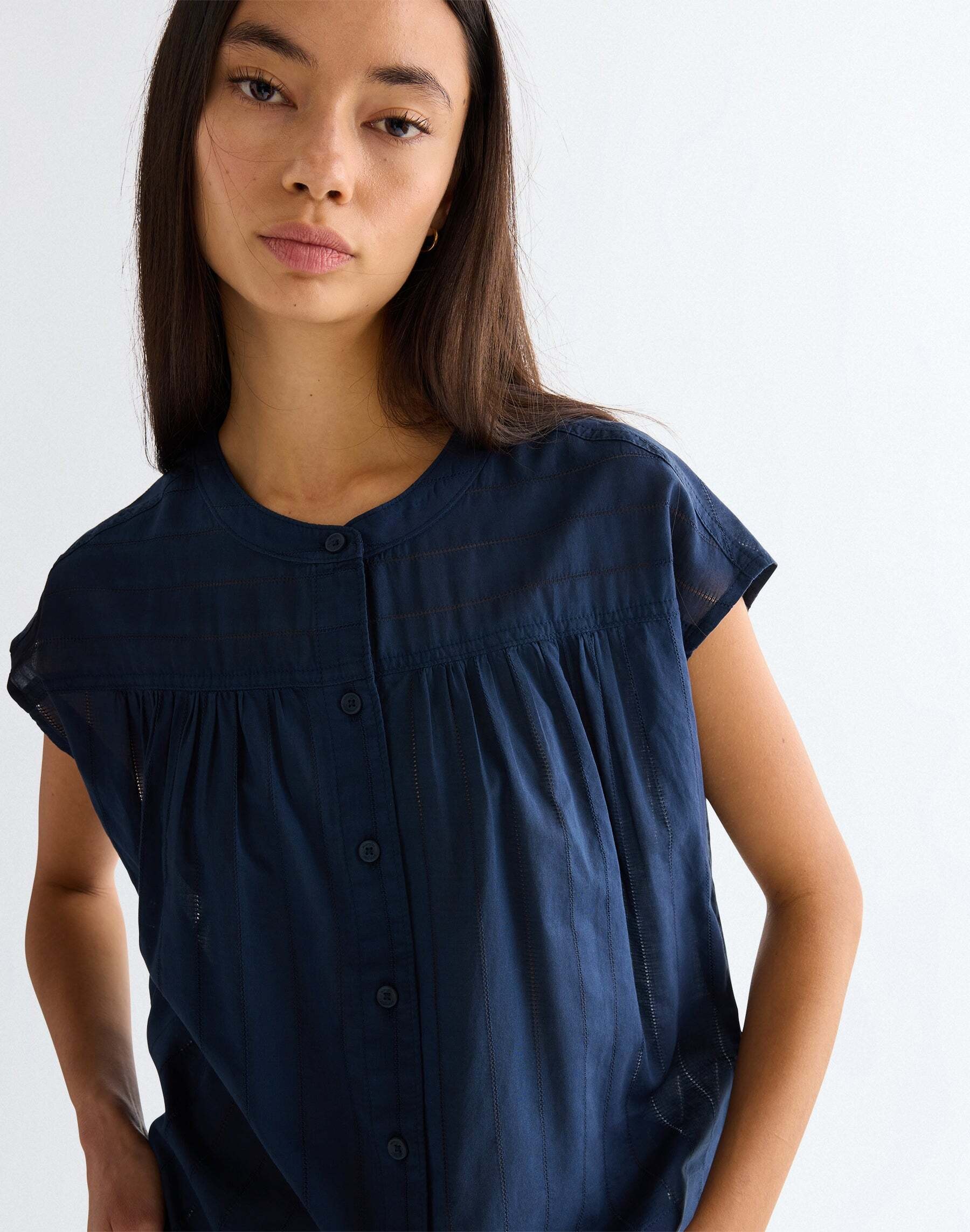 Wrangler Kurzarmbluse »WRANGLER Kurzarmhemd Drop Shoulder«