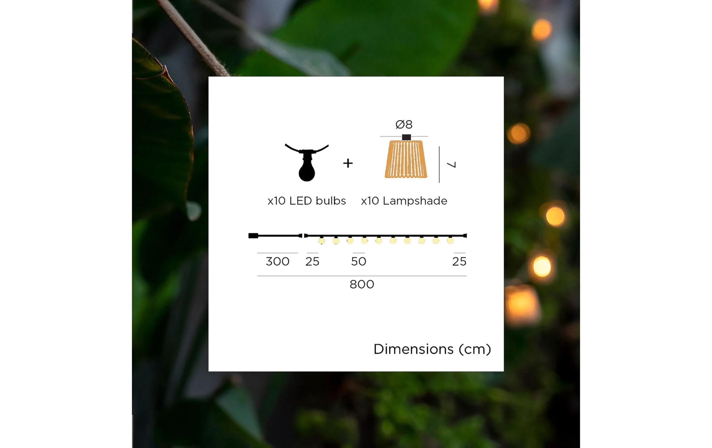   LED-Girlande »new Garden Okinawa für aussen« 10 Stk.-flammig