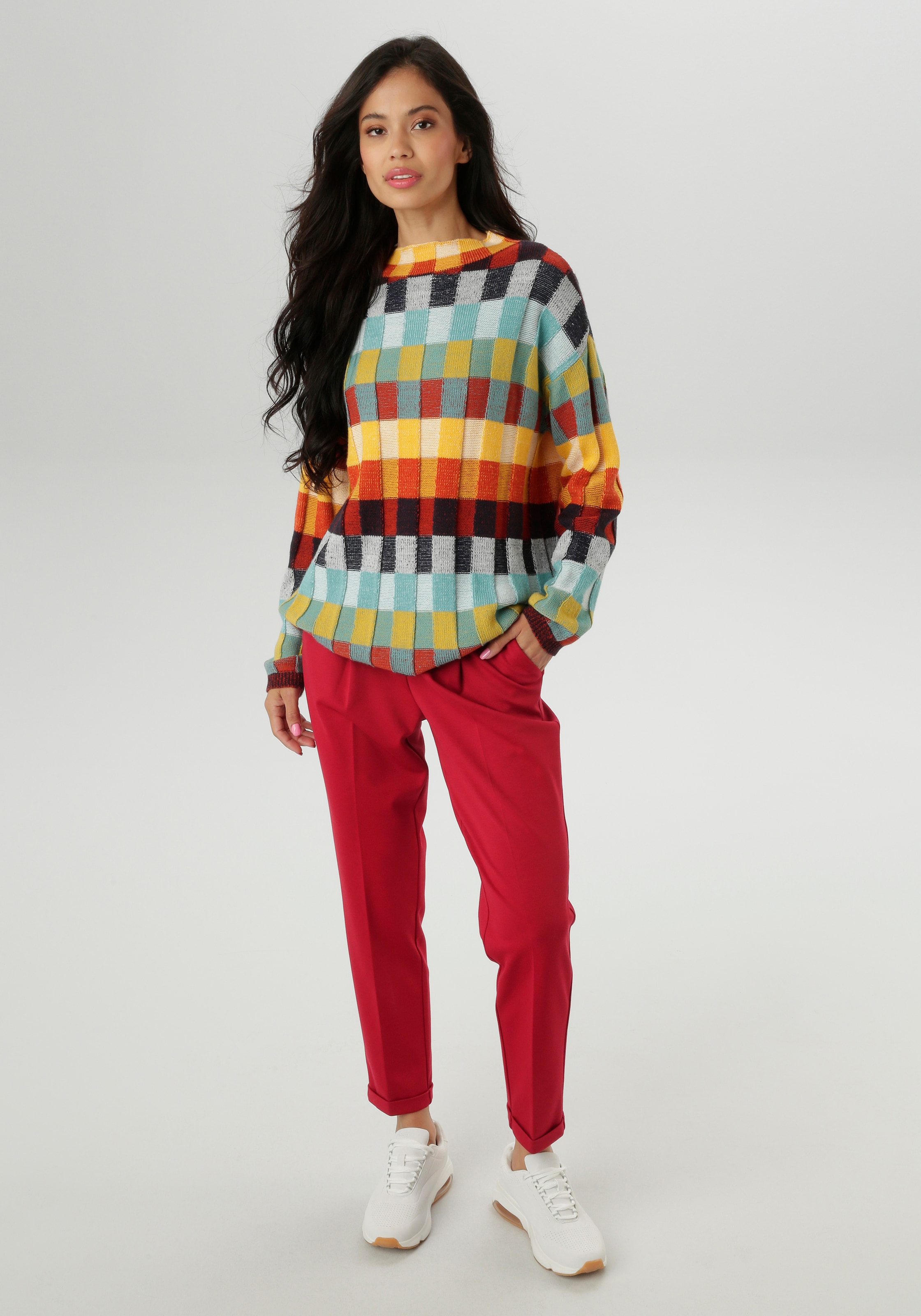 Aniston SELECTED Pantalon à enfiler  mit Bundfalten