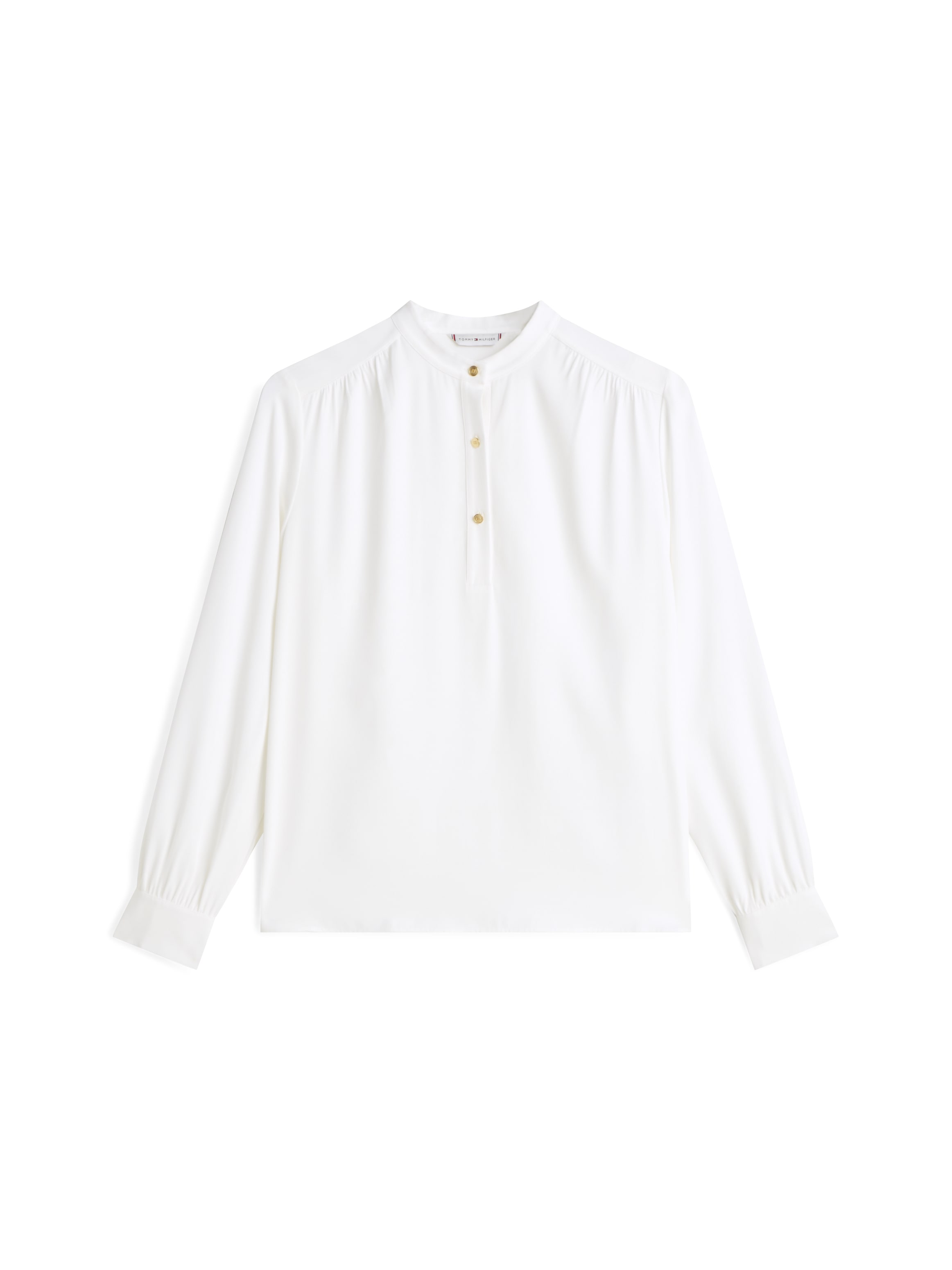 Tommy Hilfiger Blouse à manches longues »VIS TWILL V-NK BLOUSE«
