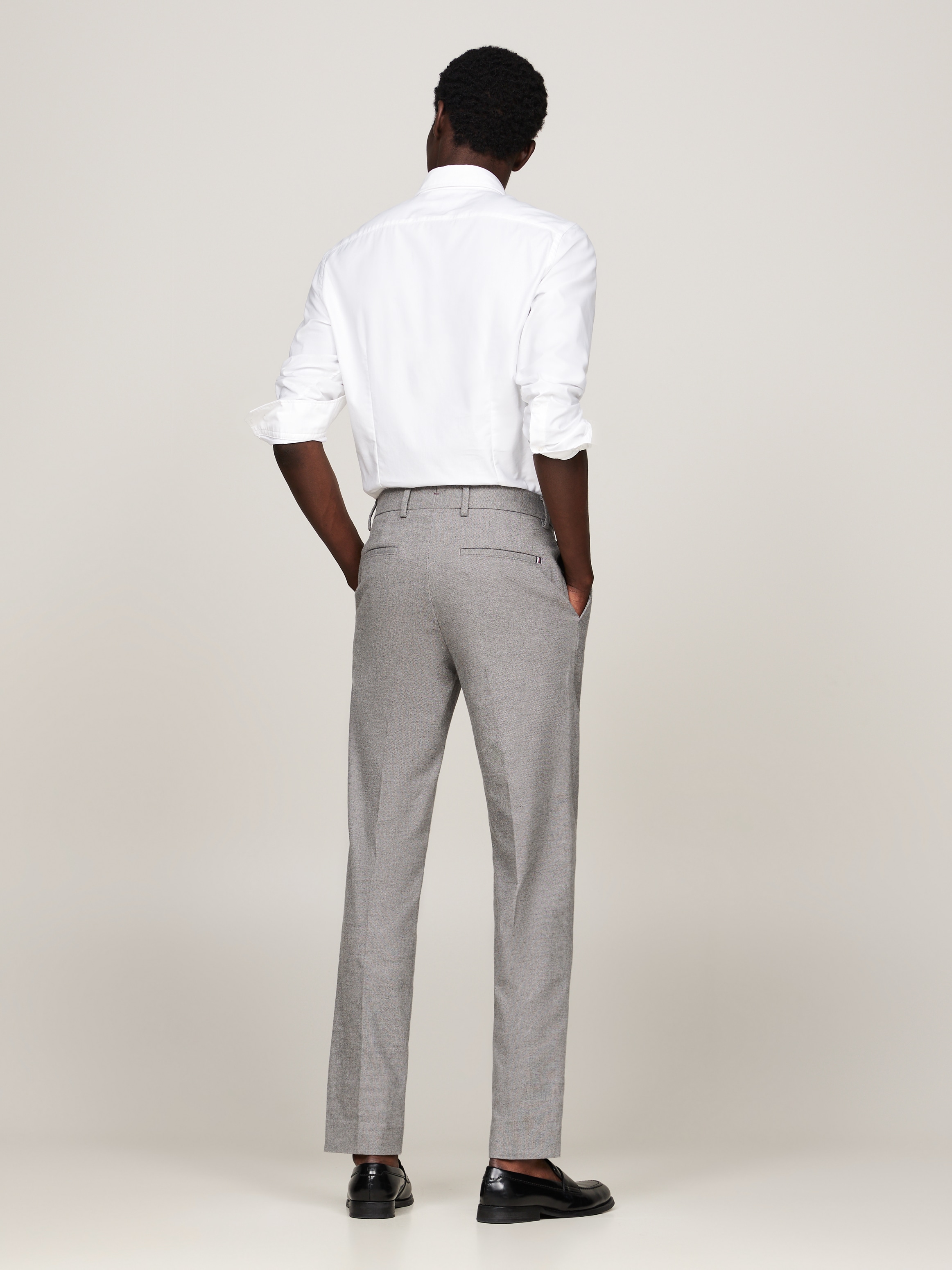 Tommy Hilfiger Pantalon 5 poches »DC DENTON BRUSHED MARL«  meliertes Design, mit Bügelfalten