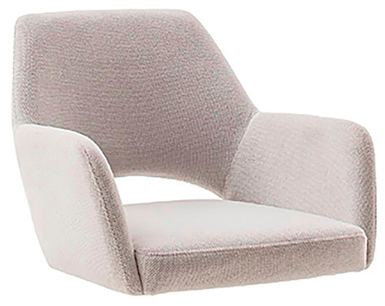 MCA furniture 4-Fussstuhl »BEVERLY« (Set) 2 Stk.Esszimmerstuhl,Chenilleoptik,360°drehbar,Sitzhöhe 49cm,belastbar 120kg