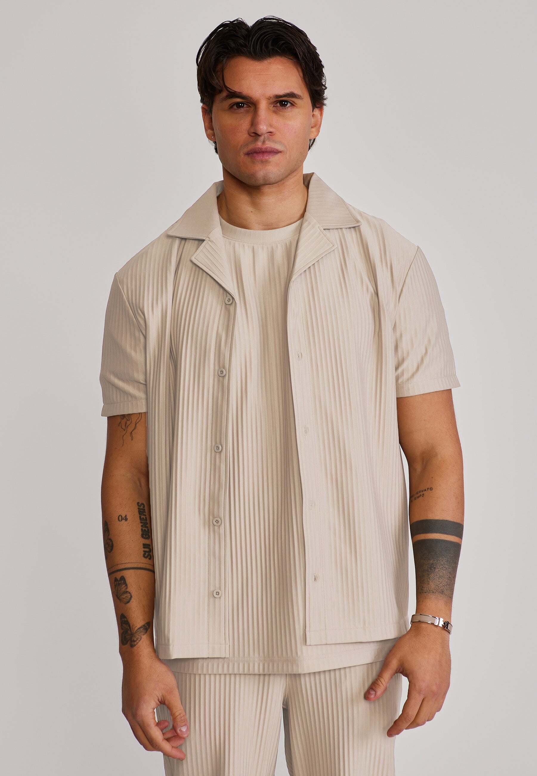 Siksilk Kurzarmhemd »Siksilk Kurzarmhemd Plisse«