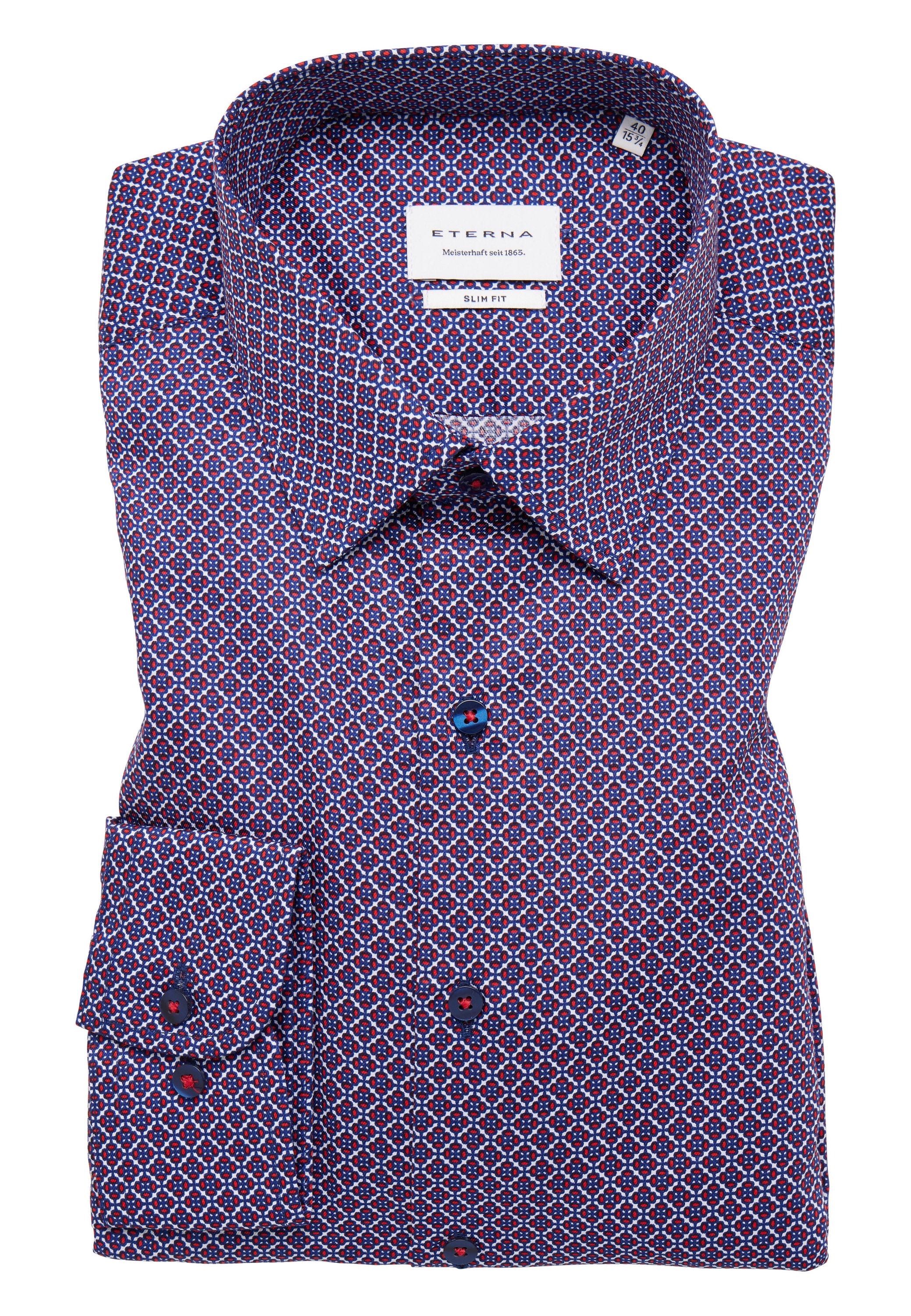 Eterna Langarmhemd »SLIM FIT« NON IRON (bügelfrei)