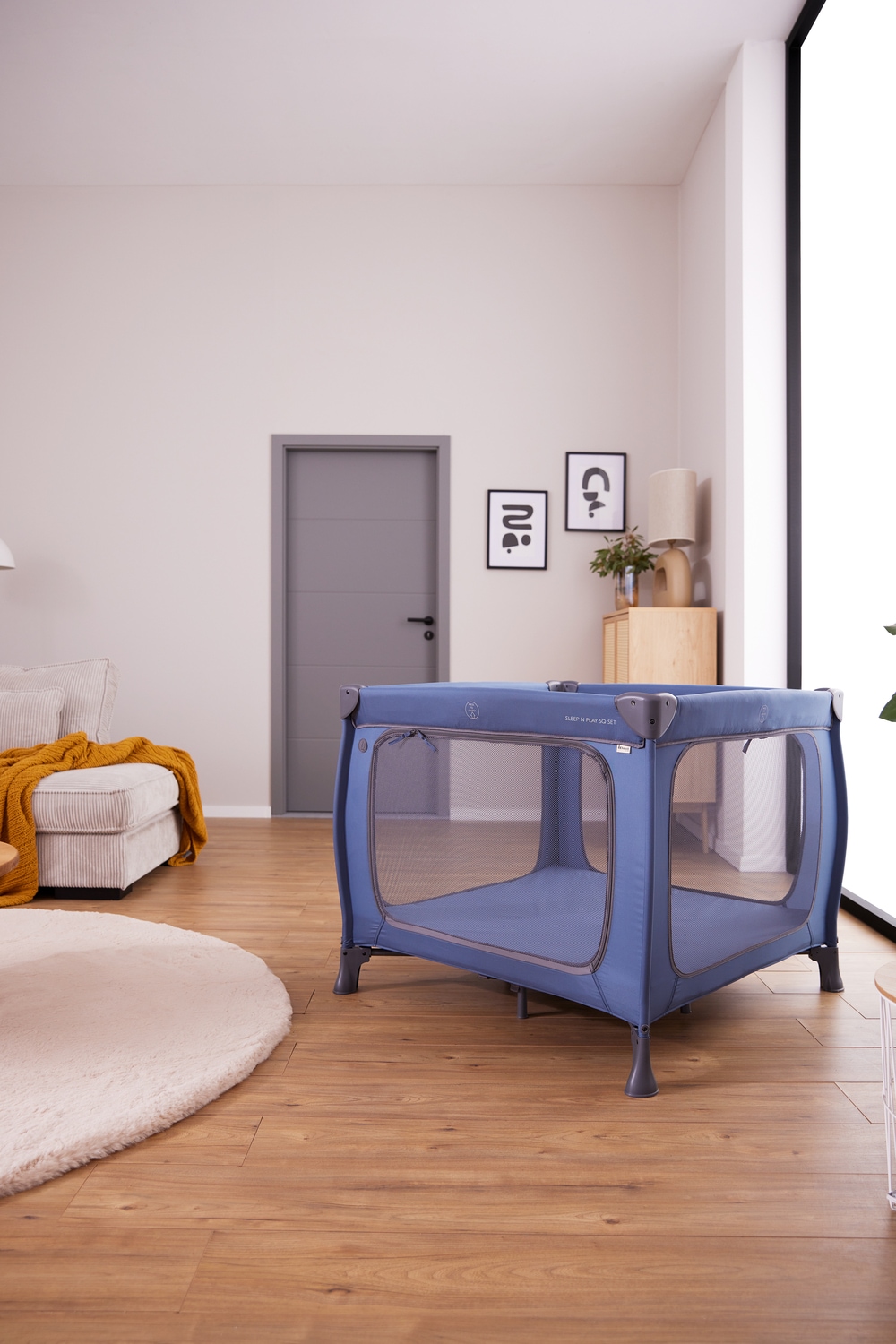Hauck Baby-Reisebett »Sleep N Play SQ, Set dark blue« inklusive Schaumstoff-Matratze