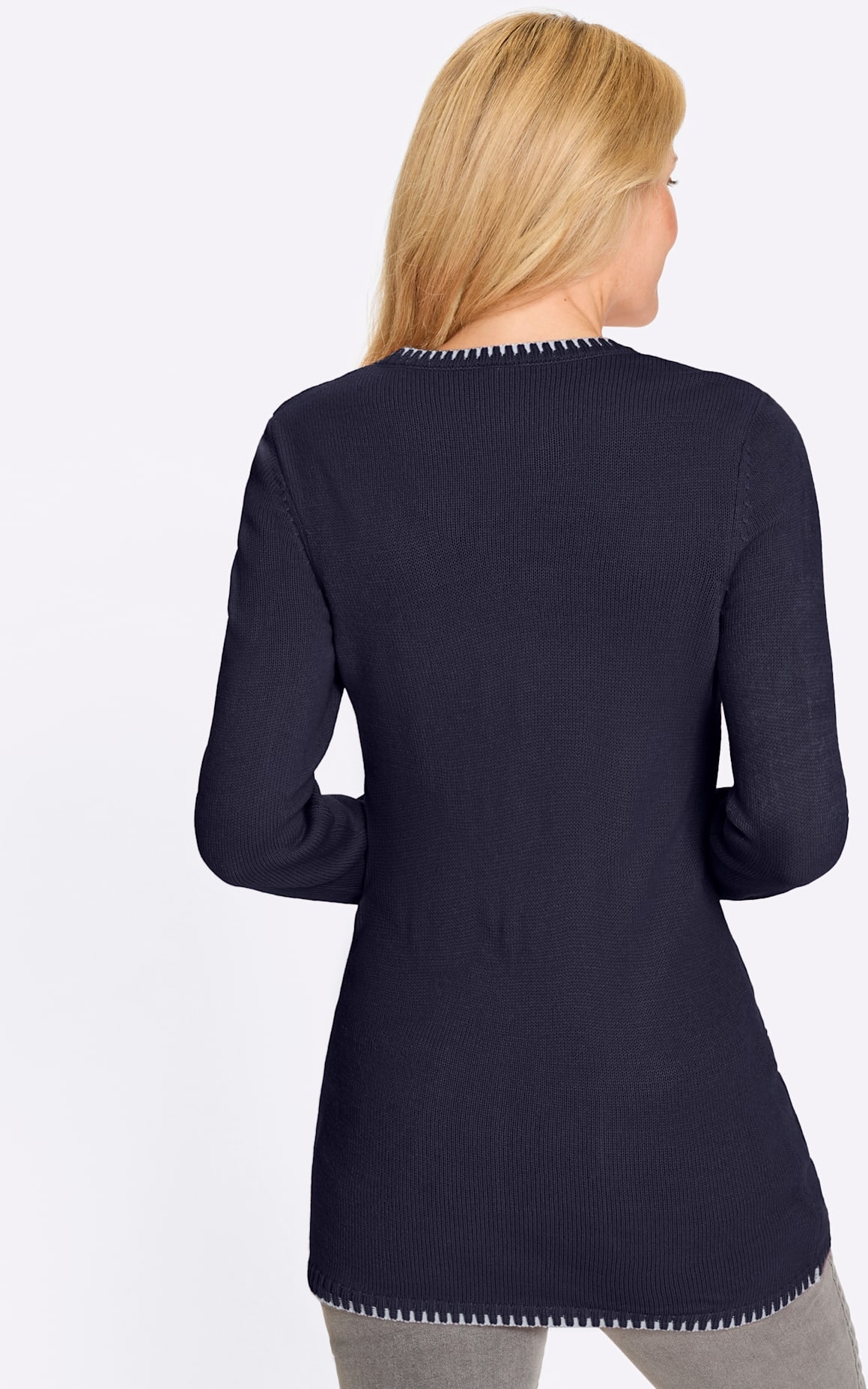 Classic Basics Longpullover »V-Pullover«