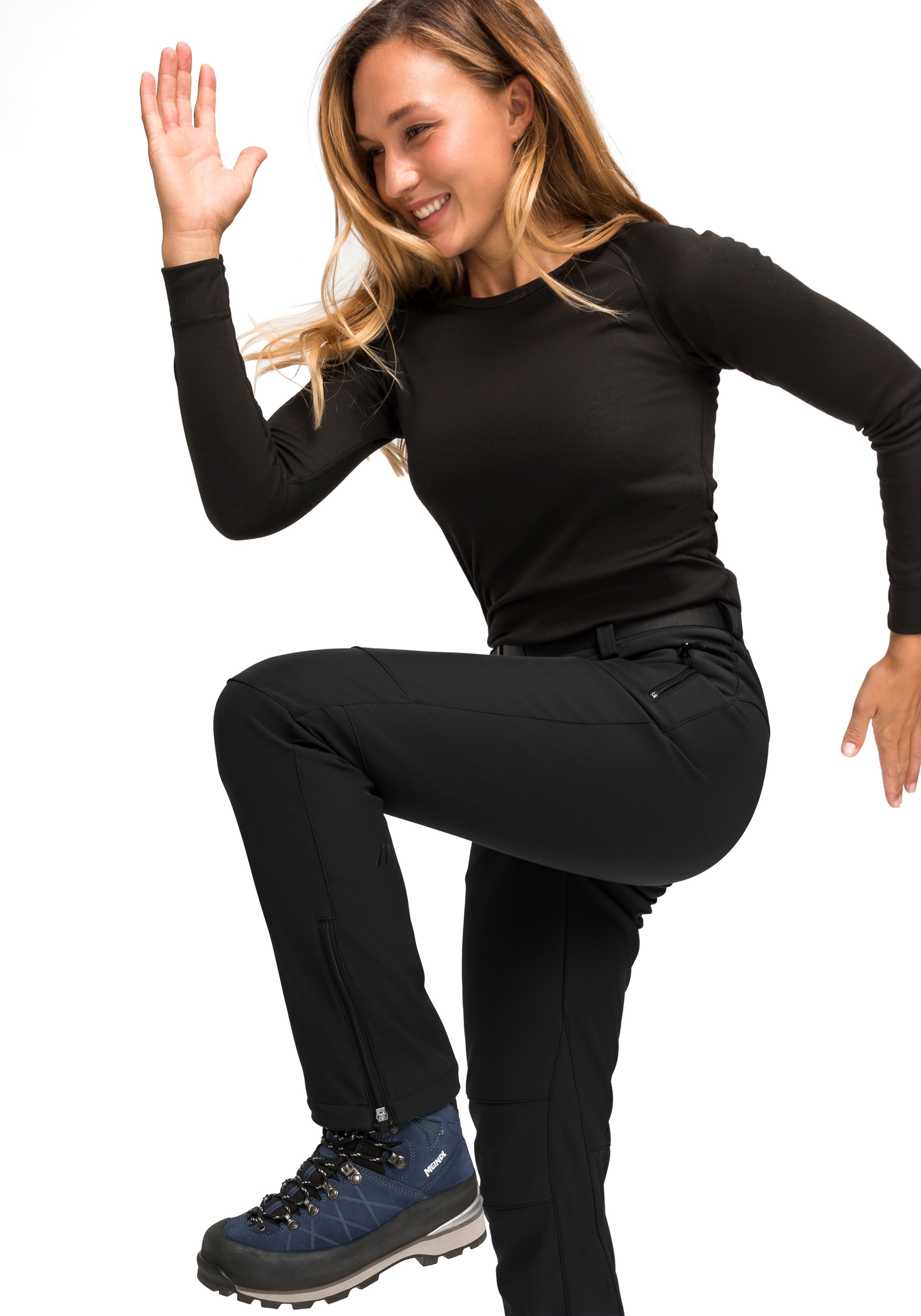 Maier Sports Funktionshose »Tech Pants W«  Warme Softshellhose, elastisch und winddicht