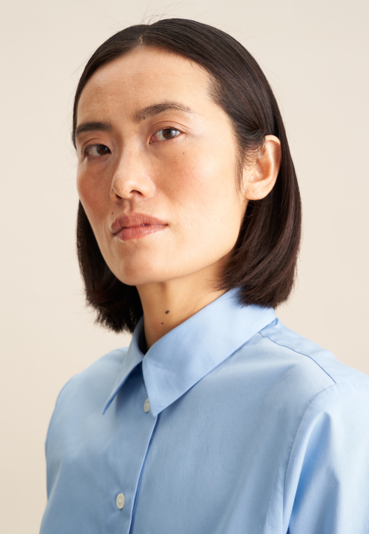 seidensticker Hemdbluse »Schwarze Rose«, Langarm Kragen Uni
