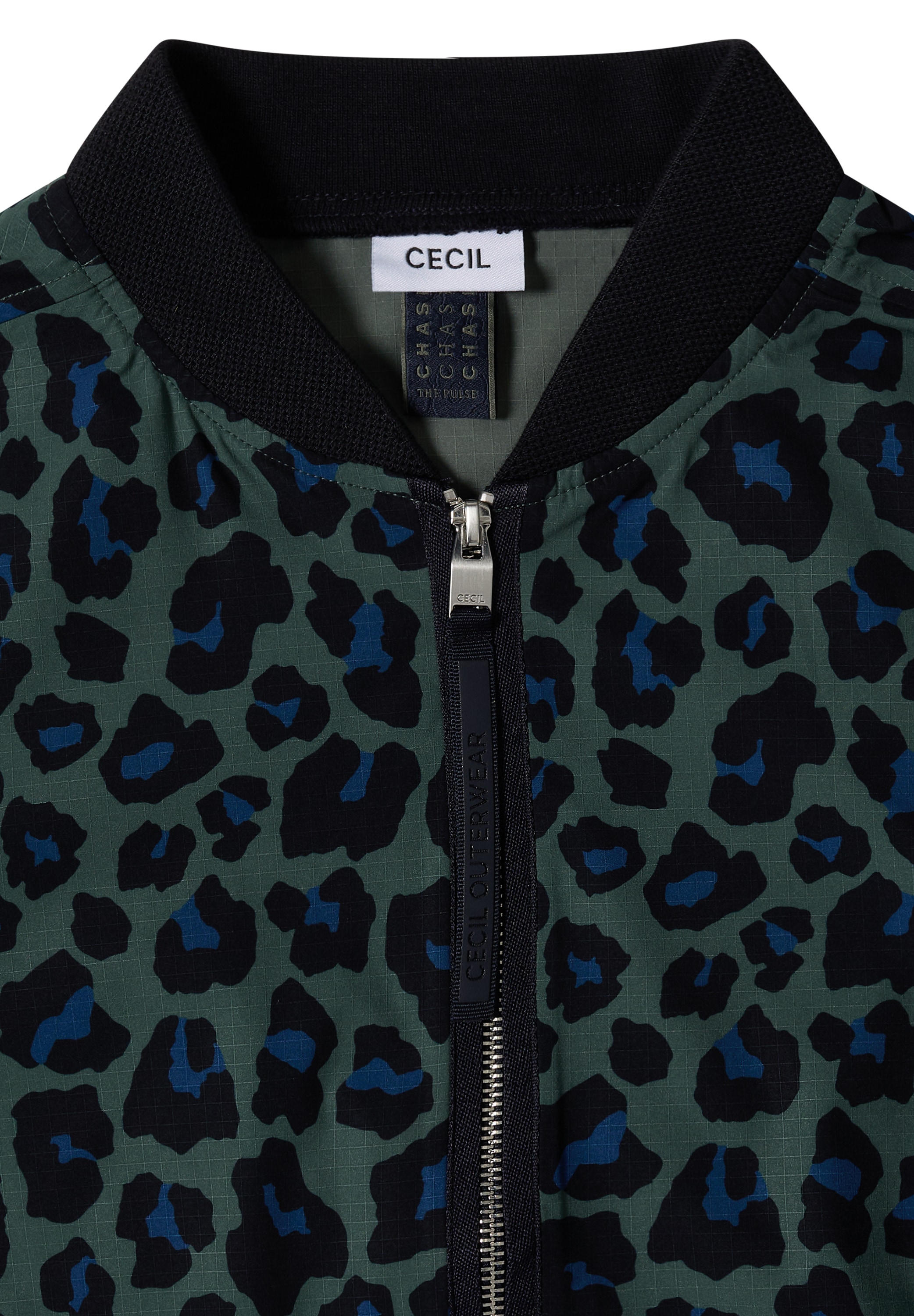 Cecil Blouson avec coulisse et motif léopard