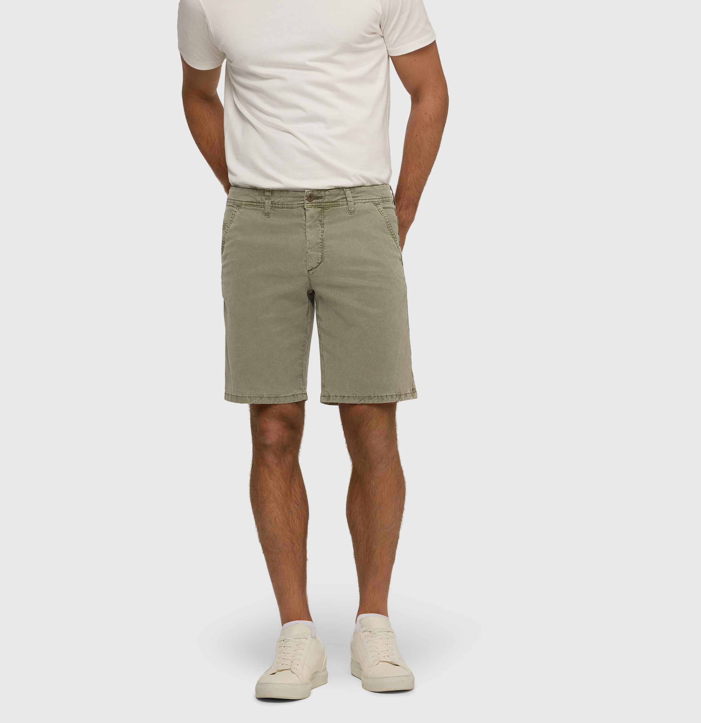 MAC Bermuda »Liam Bermuda«  aspect délavé, qualité sergé