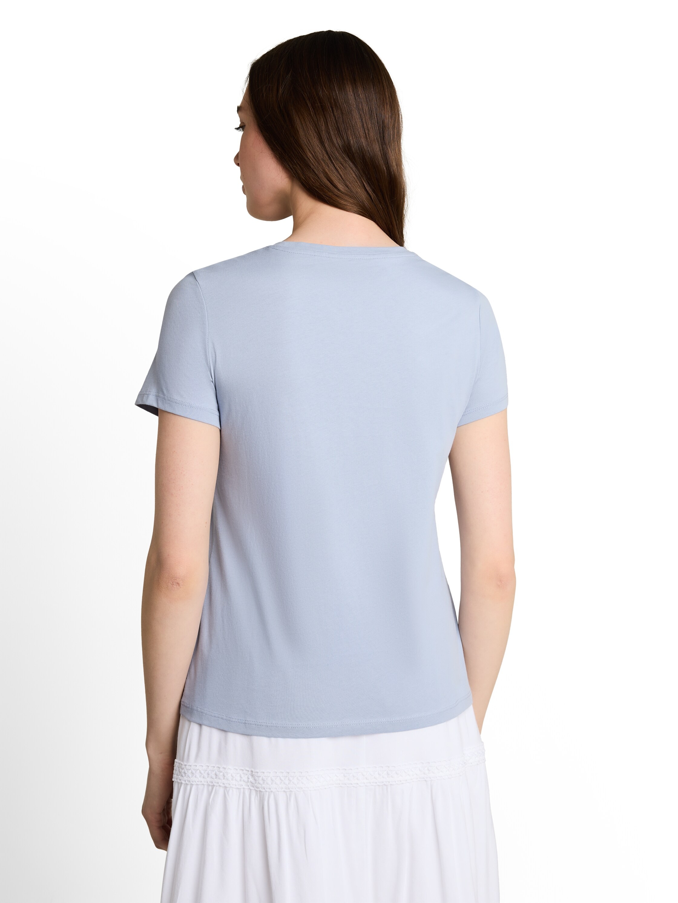 TOM TAILOR Denim T-shirt à manches courtes T-shirt d'été avec broderie