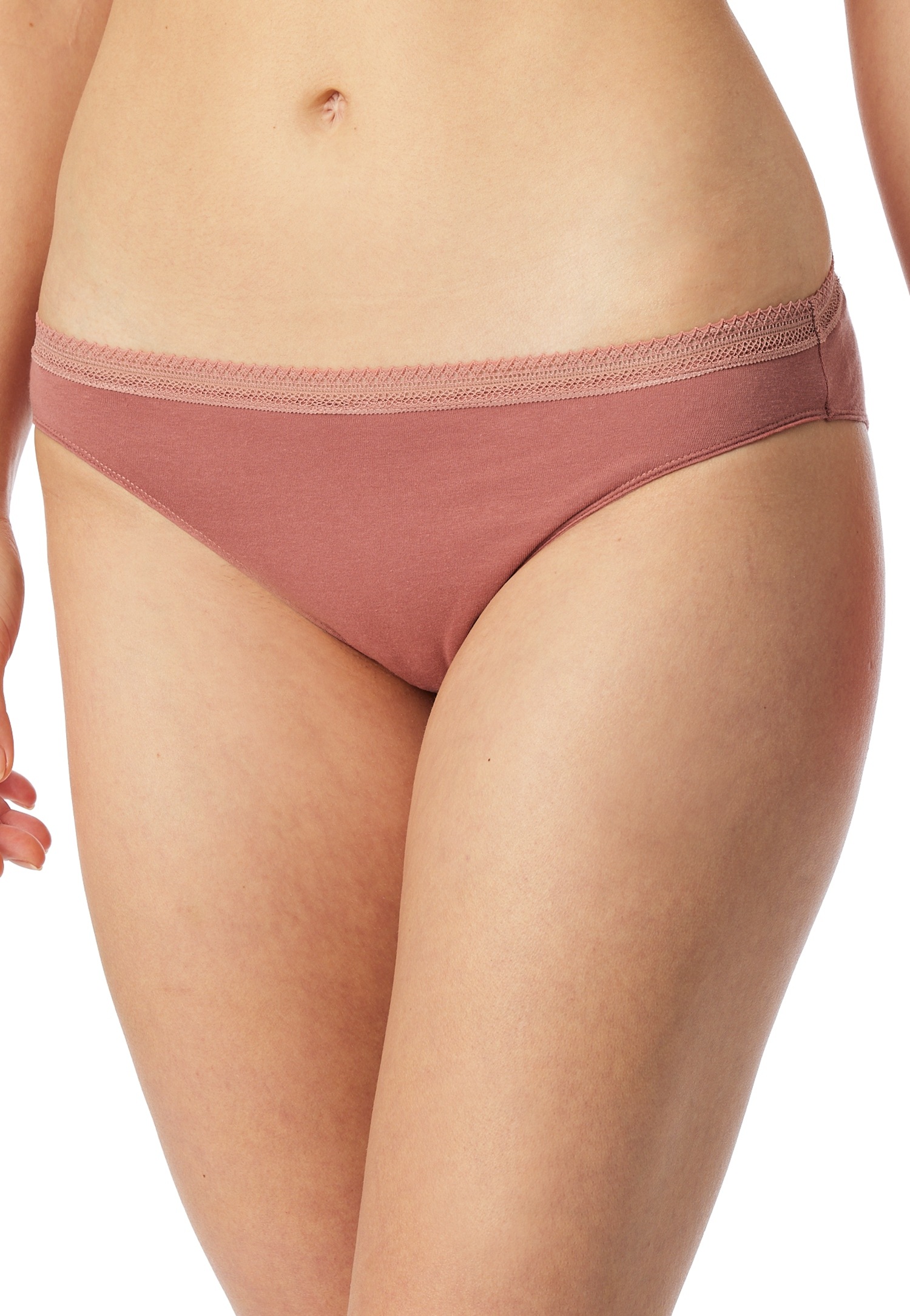 Schiesser Rioslip »Cotton Lace« 2er-Pack,  mit femininem Spitzenband am Bund
