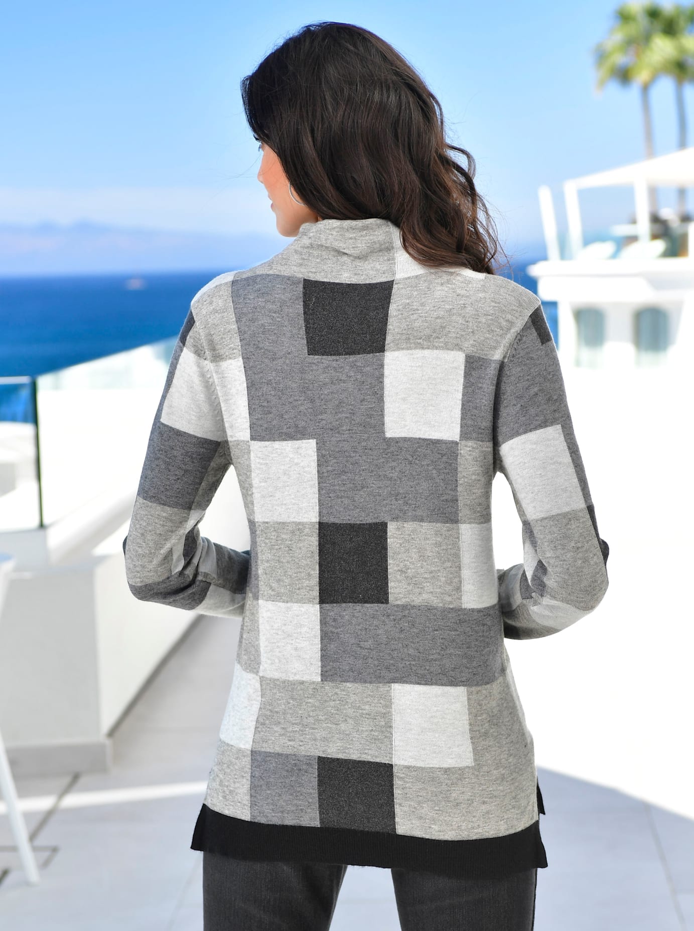 Inspirationen Stehkragenpullover »Pullover«
