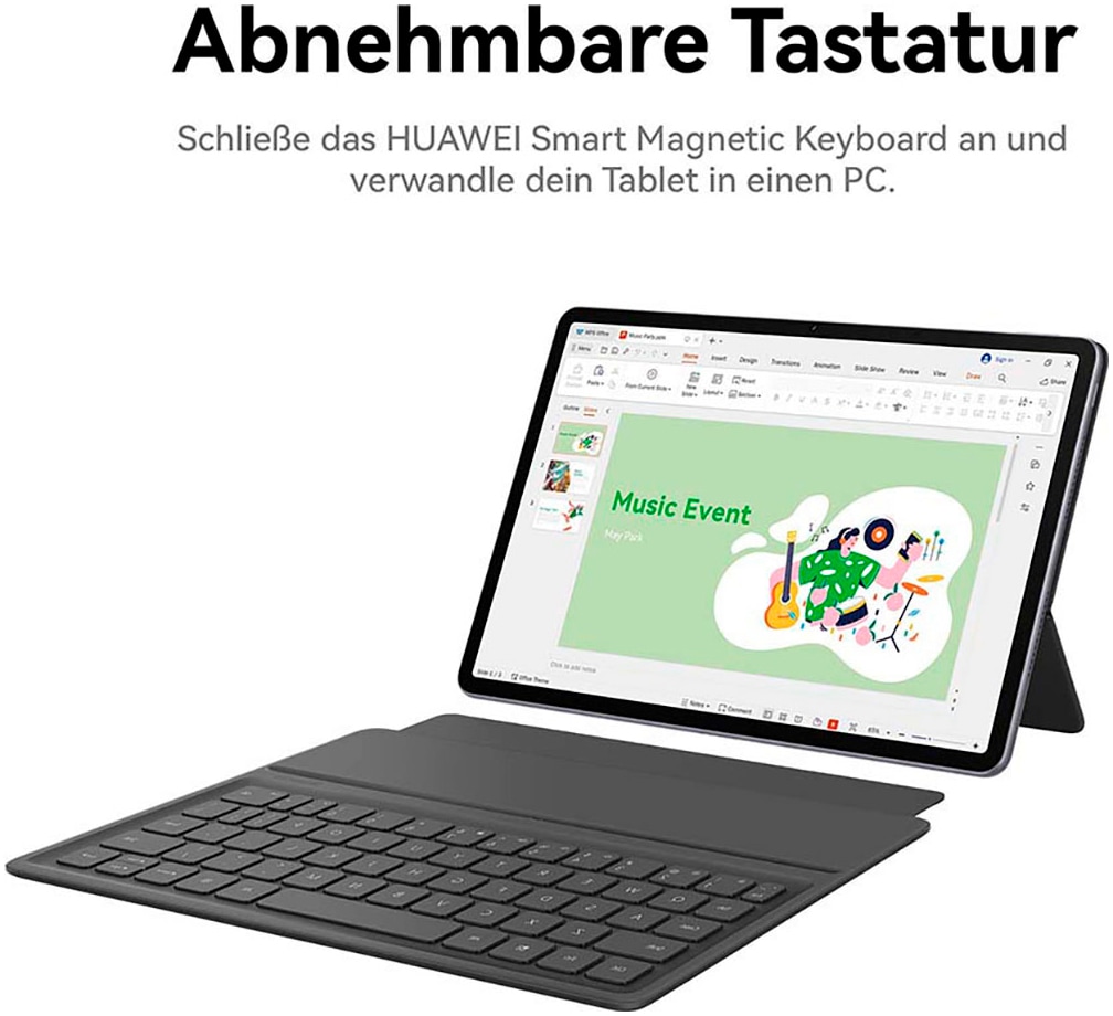 Huawei Tablet »MatePad 11.5 S 8+256 GB inkl. Black Keyboard« (29,2 cm / 11,5 ″) HarmonyOS 256 GB )
