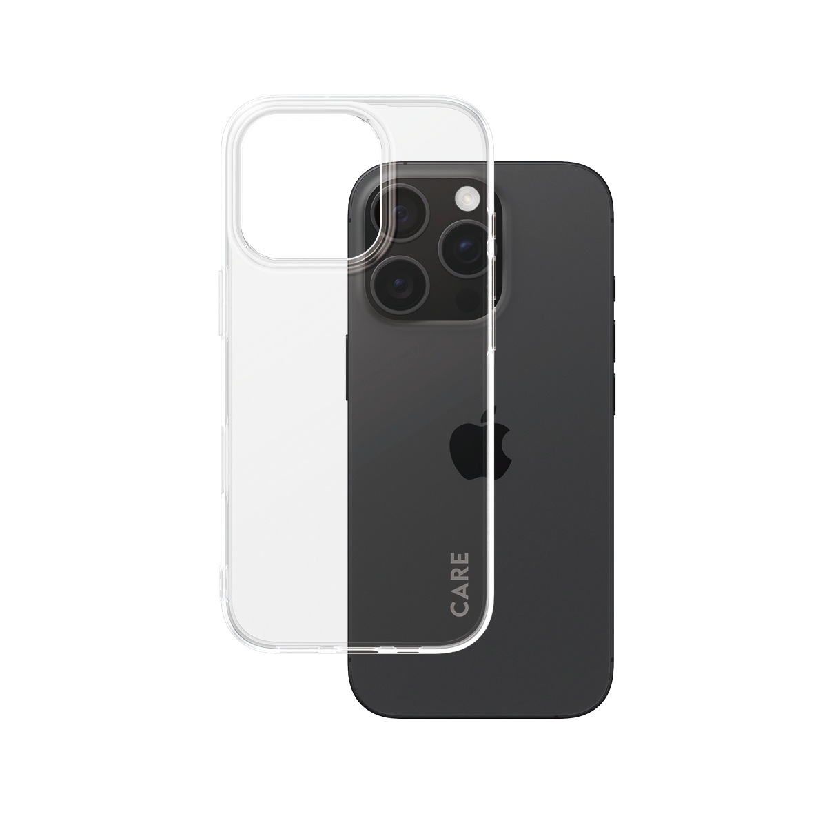 CARE by PanzerGlass Handyhülle »Case Fashion X-Ray Soft Basic Apple iPhone 16 Pro« Backcover, Schutzhülle, Handyschutzhülle, Case, Schutzcase, stossfest