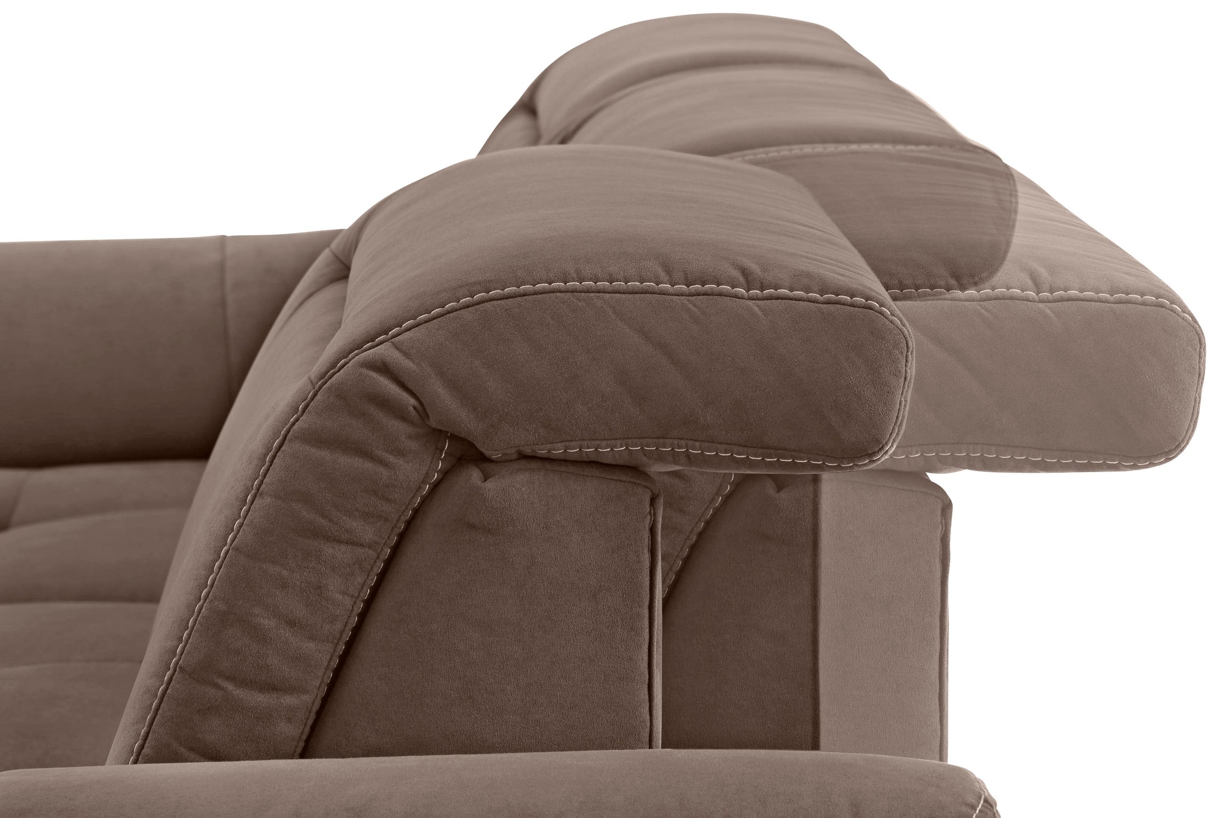 Home affaire Ecksofa »Solvei L-Form« mit Recamierenabschluss und Sitztiefenverstellung