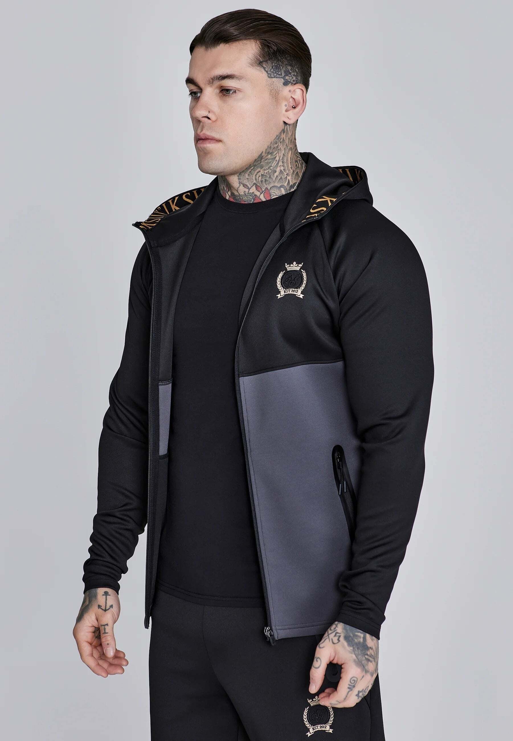 Siksilk Sweatjacke »Siksilk Sweatjacke Full Zip Hoodie«