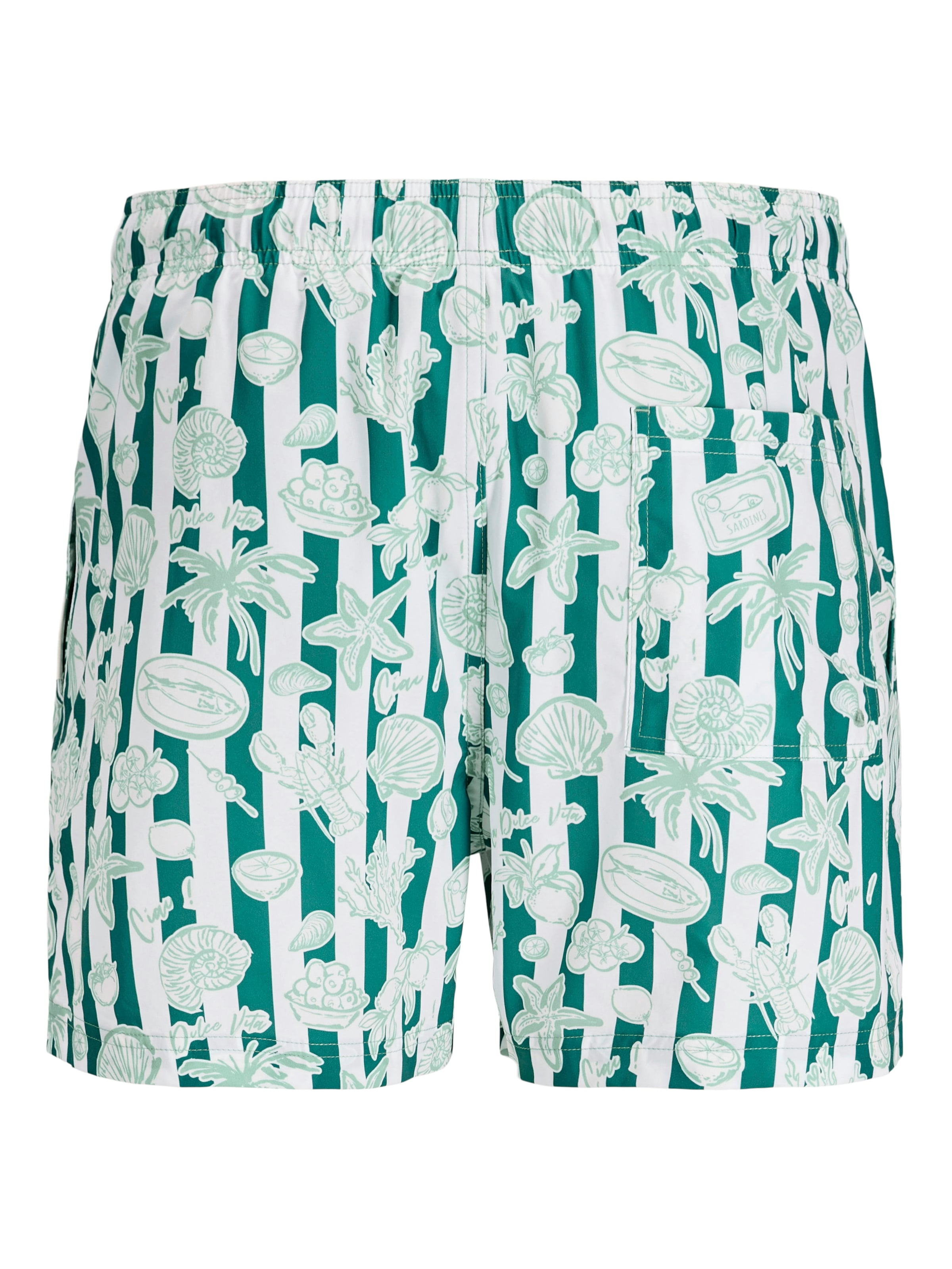 Jack & Jones Short de bain »JPSTMAUI VIBES NOVELTY AOP SWIM SHORT SN« fibre synthétique