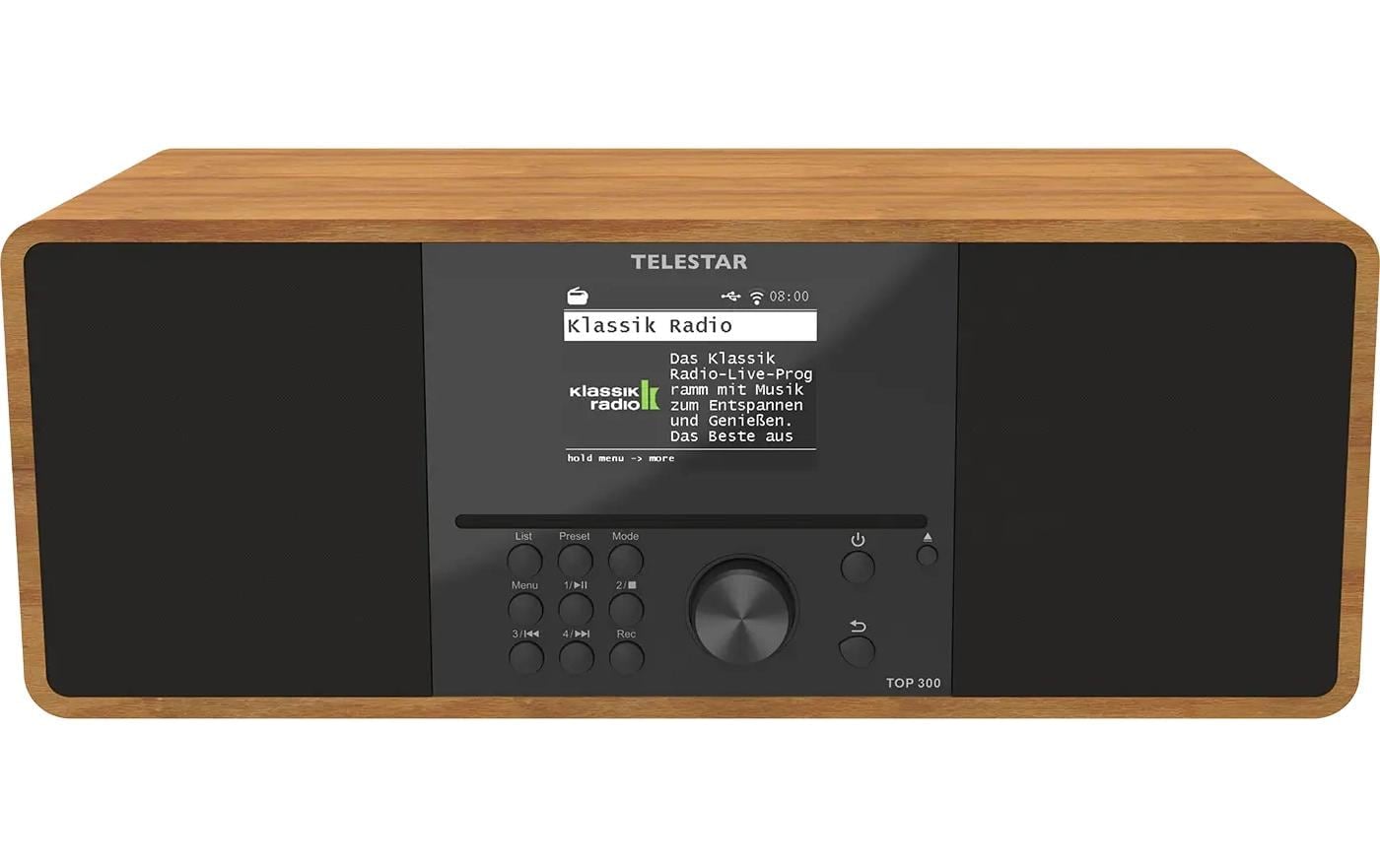 TELESTAR Radio Internet »TOP 300« ( ) App, CD-Player, Display, Fernbedienung, Senderspeicher