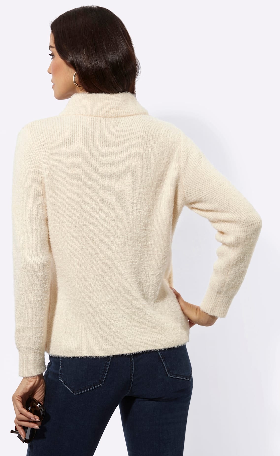 creation L Pull à col montant »Stehkragen-Pullover«