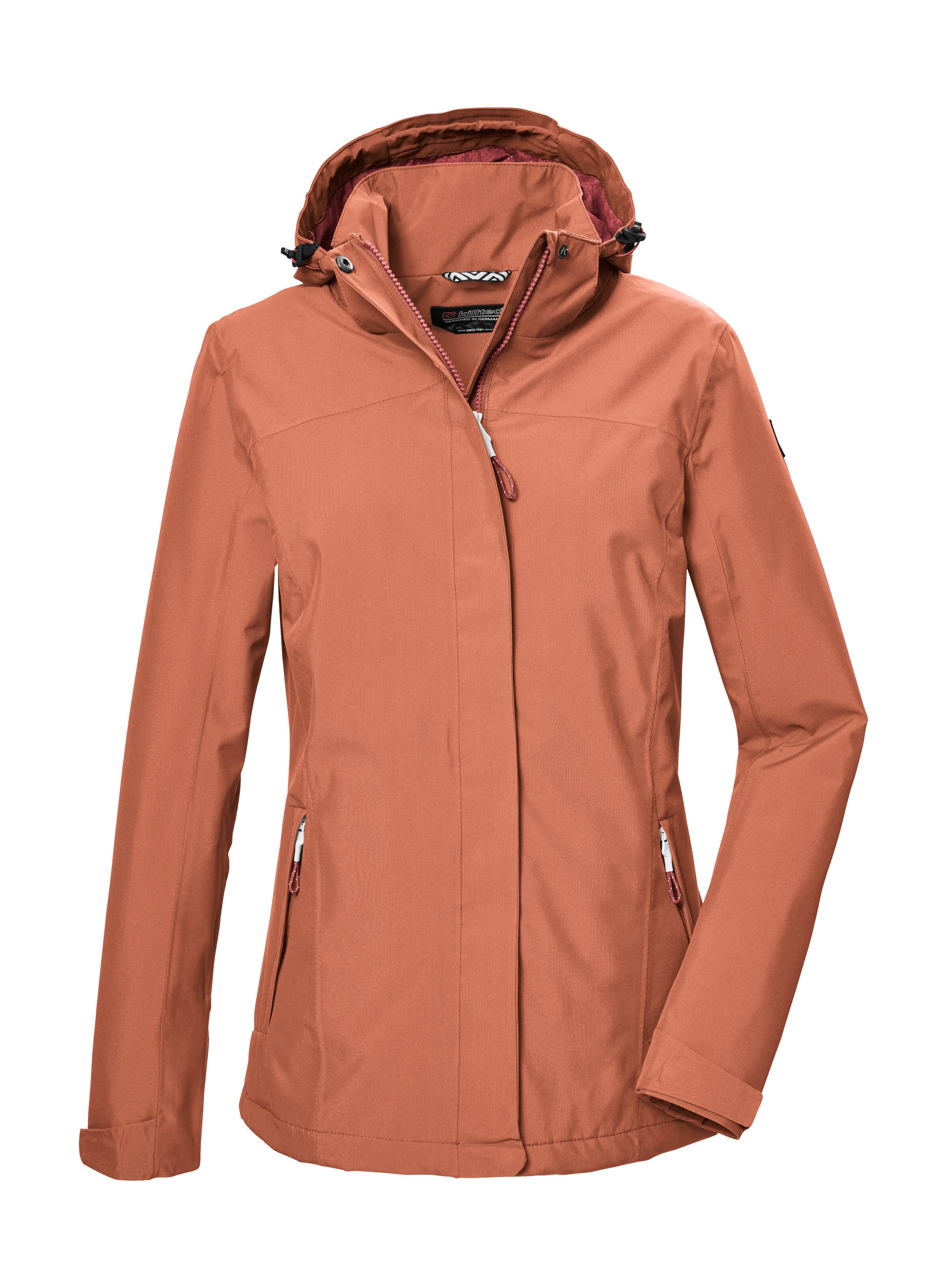 Killtec Outdoorjacke »KOS 26 WMN JCKT« Funktionsjacke: wasser- und winddicht, atmungsaktiv, abnehmbare Kapuze