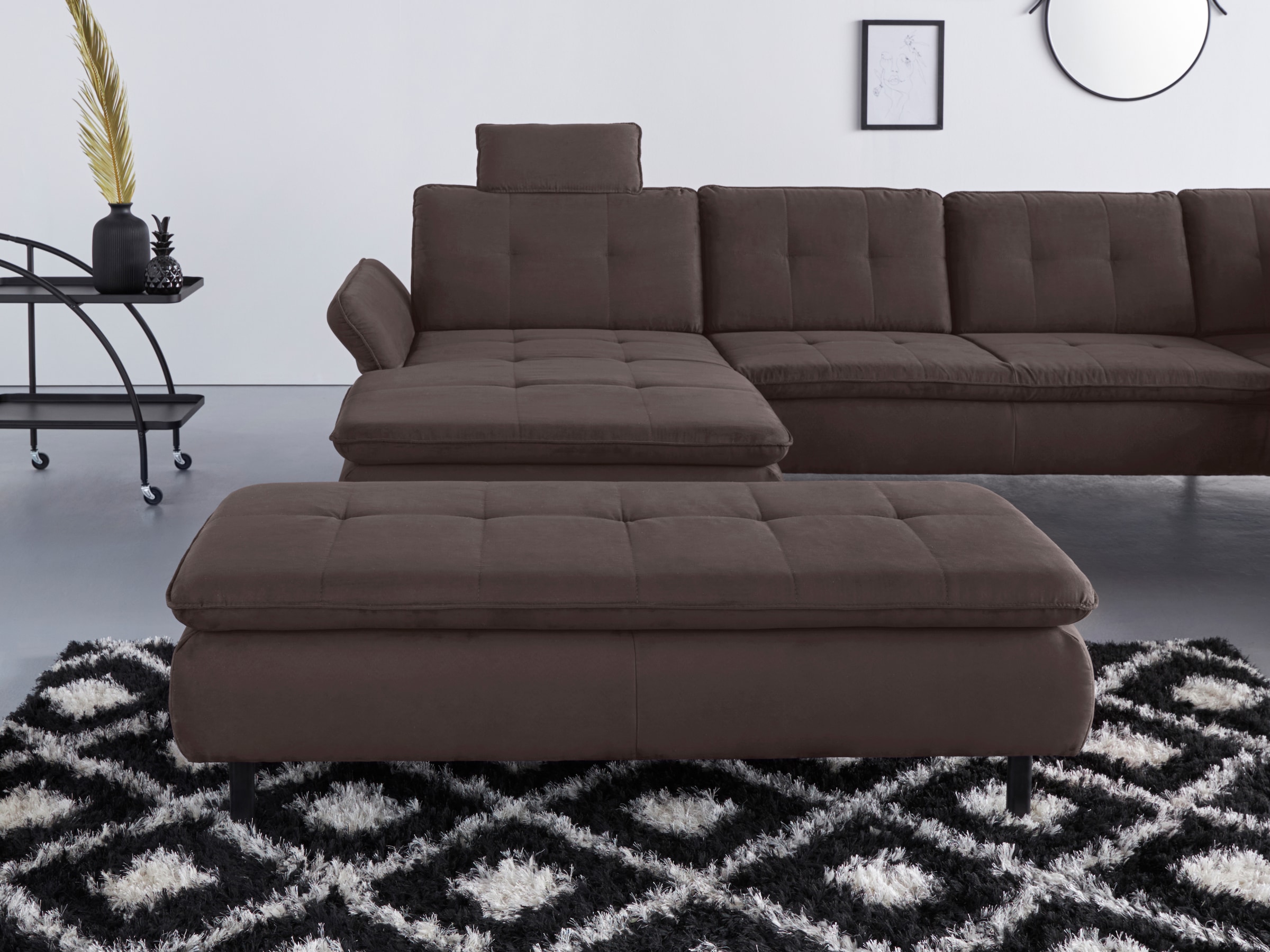 INOSIGN Hockerbank »Birkholm« passend zur Serie "Birkholm", B/T/H: 137/65/44 cm