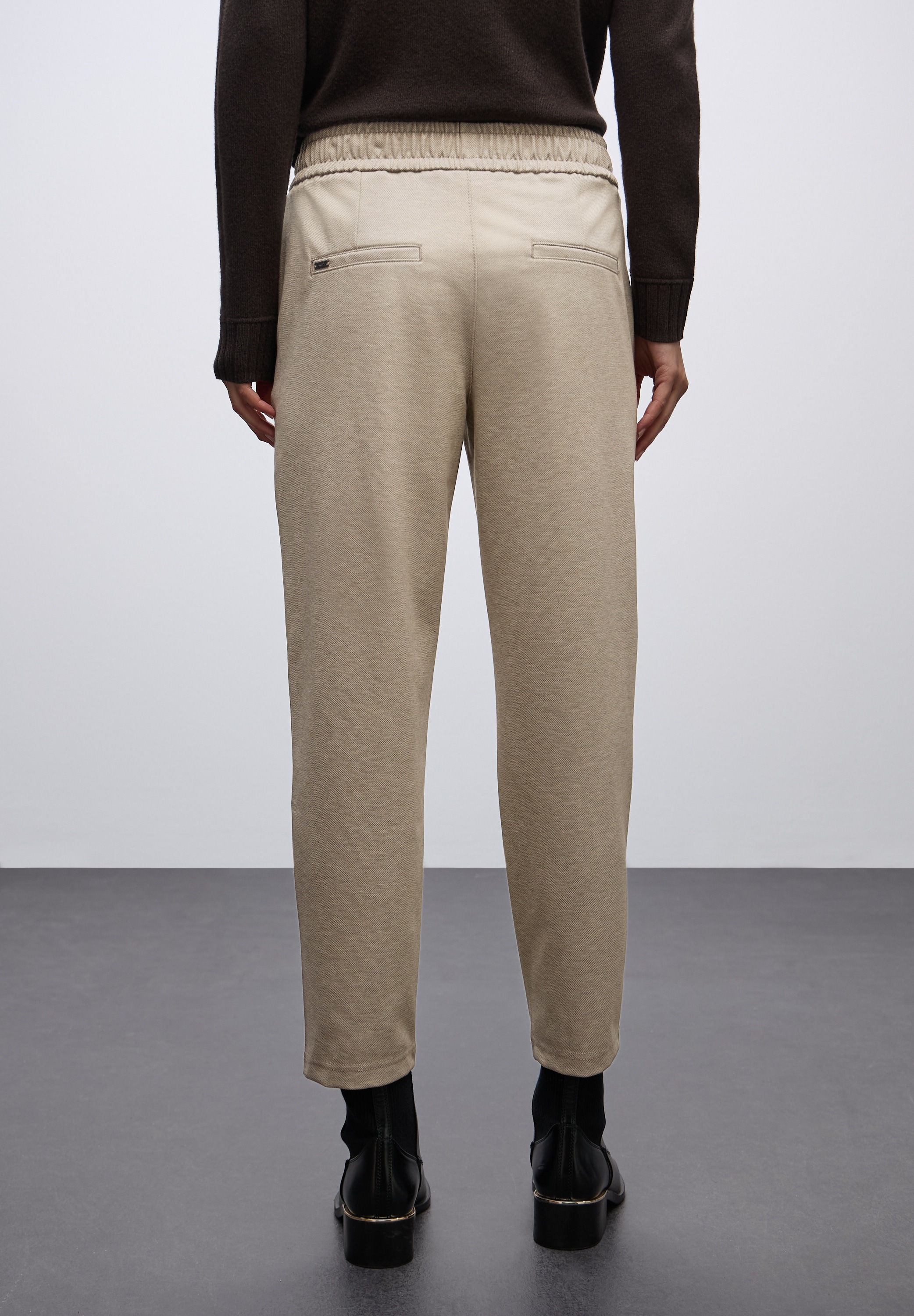 STREET ONE Pantalon en tissu »Style Bonny«  mit elastischem Bund