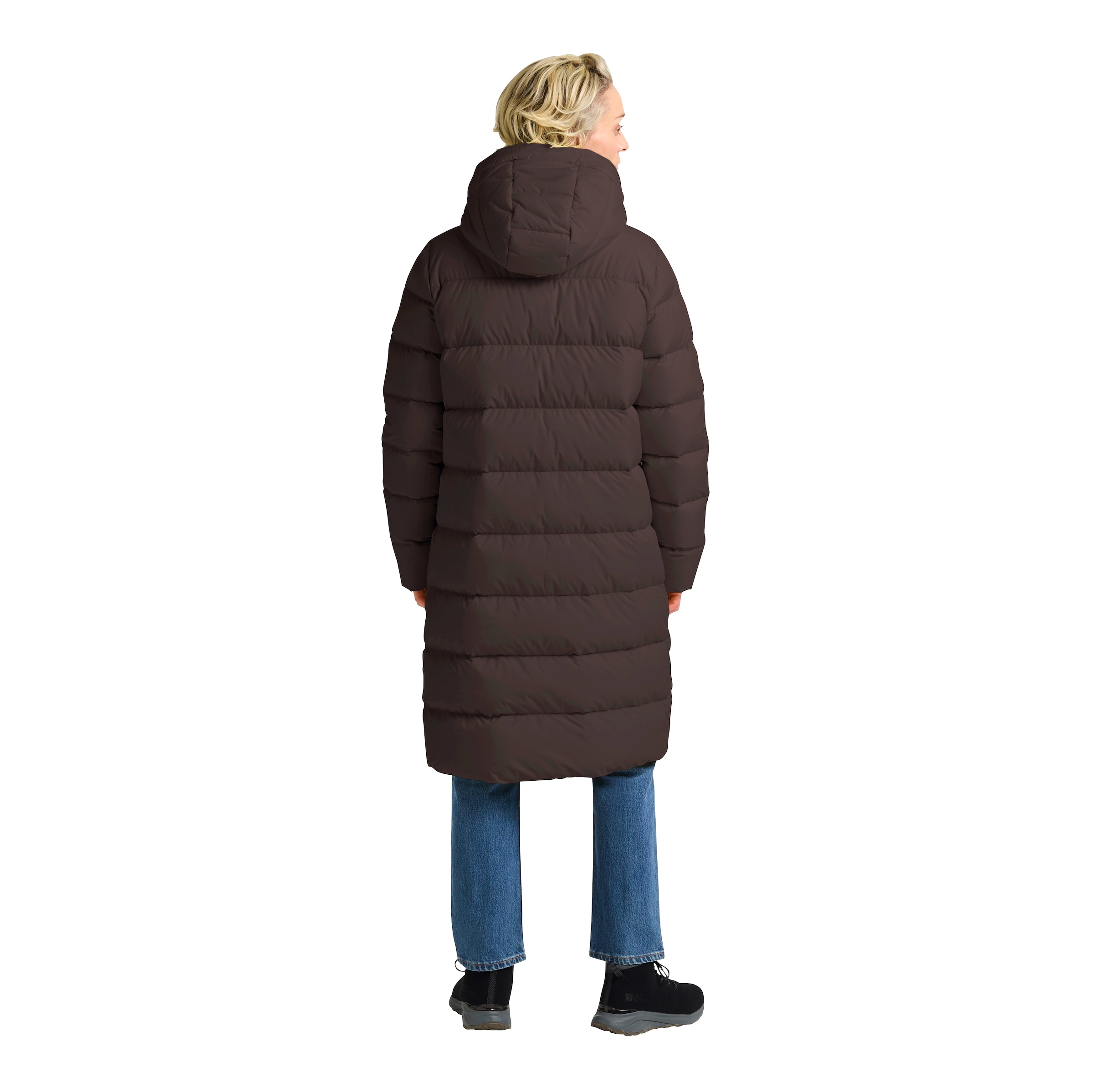 Jack Wolfskin Manteau en duvet »FROZEN PALACE COAT W RDS« mit Entendaunen- und Federfüllung, mit individuell anpassbarer Kapuze
