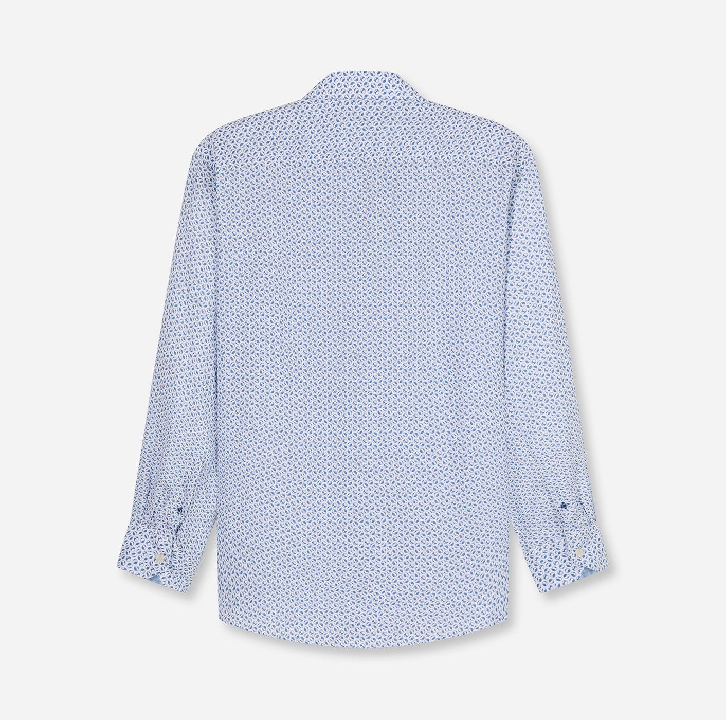 OLYMP Chemise en lin mit Minimal-Muster, aus Leinen, regular fit