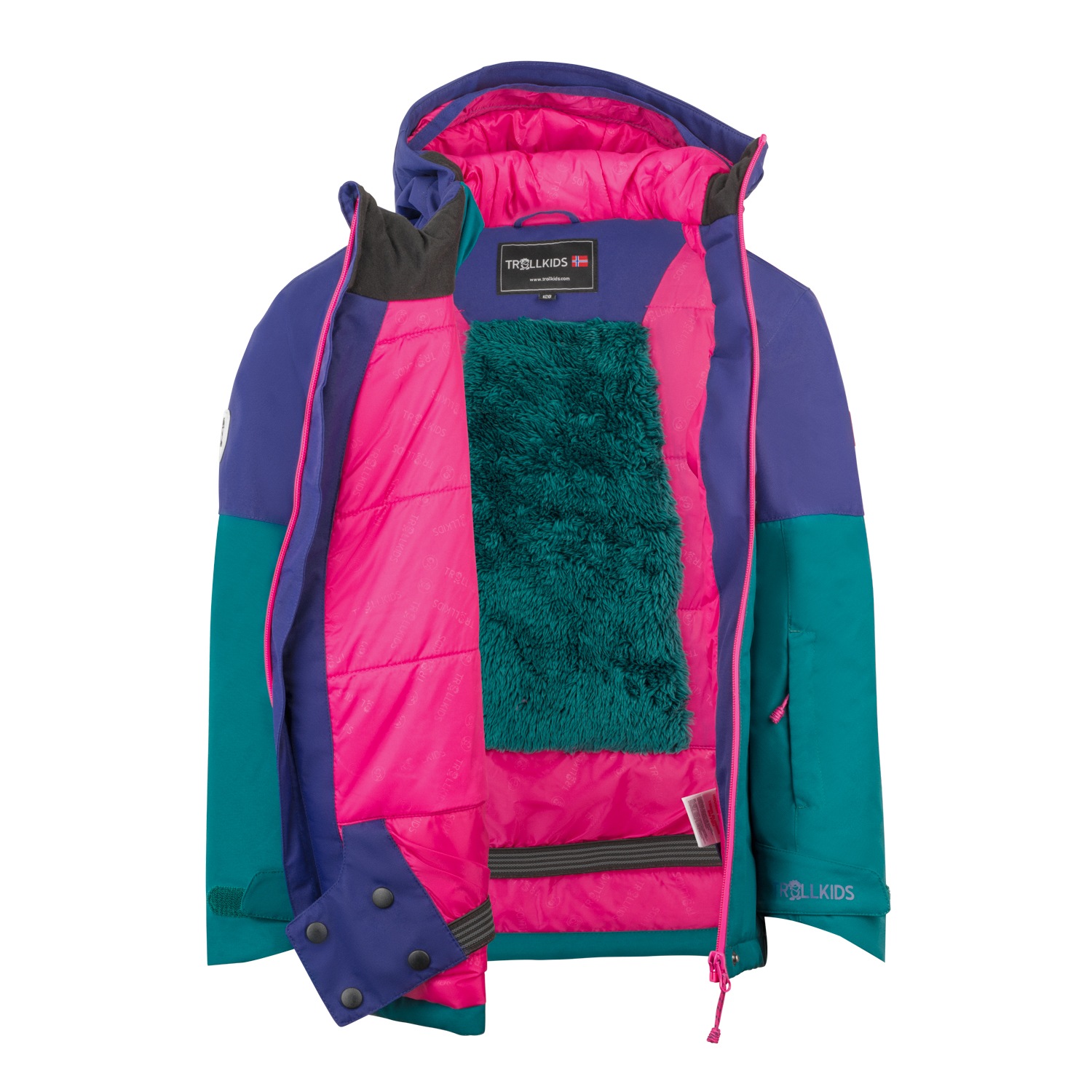 TROLLKIDS Veste d'hiver »KIDS EIKEDALEN JACKET« avec grande poche frontale, coupe-vent, imperméable, respirant