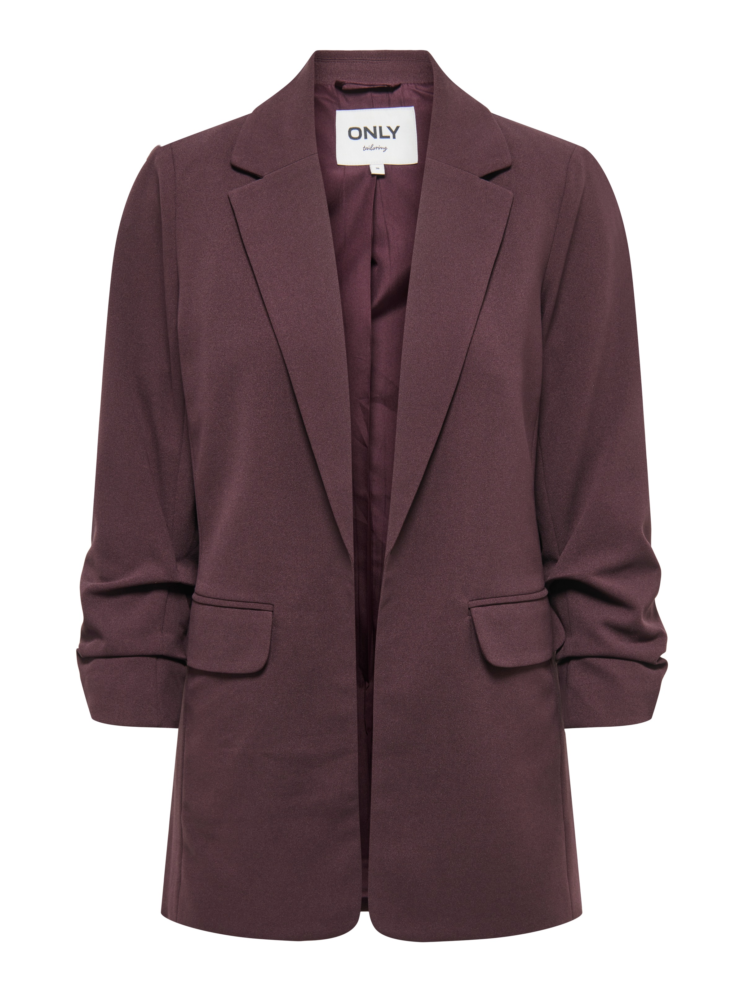 ONLY Blazer long »ONLKALINA 3/4 OPEN BLAZER CC TLR« mélange de matières, coupe ample