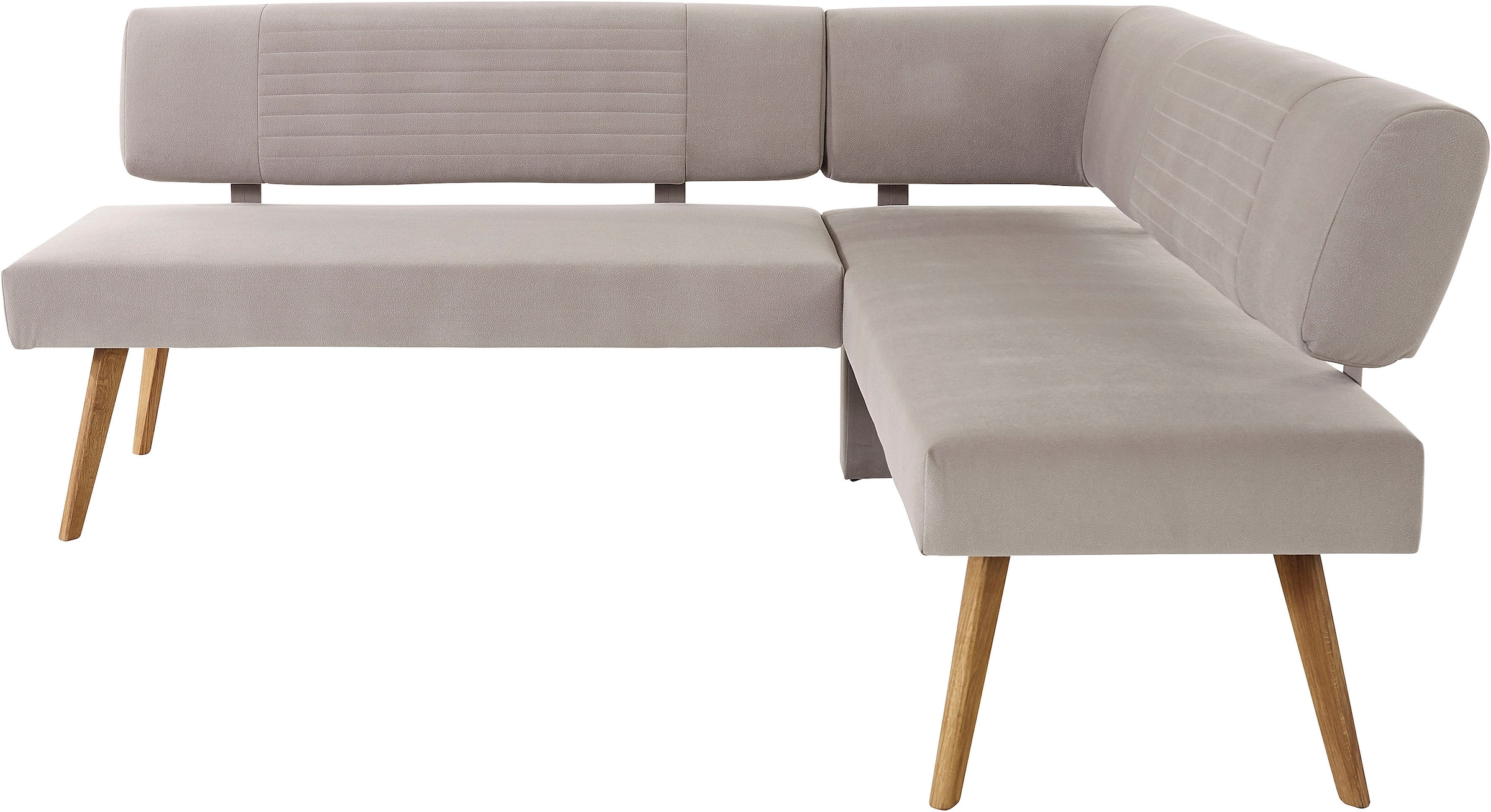 GOODproduct Eckbank »Alessja« Breite langer Schenkel 192 oder 212 cm, Gestell aus Eiche Massivholz
