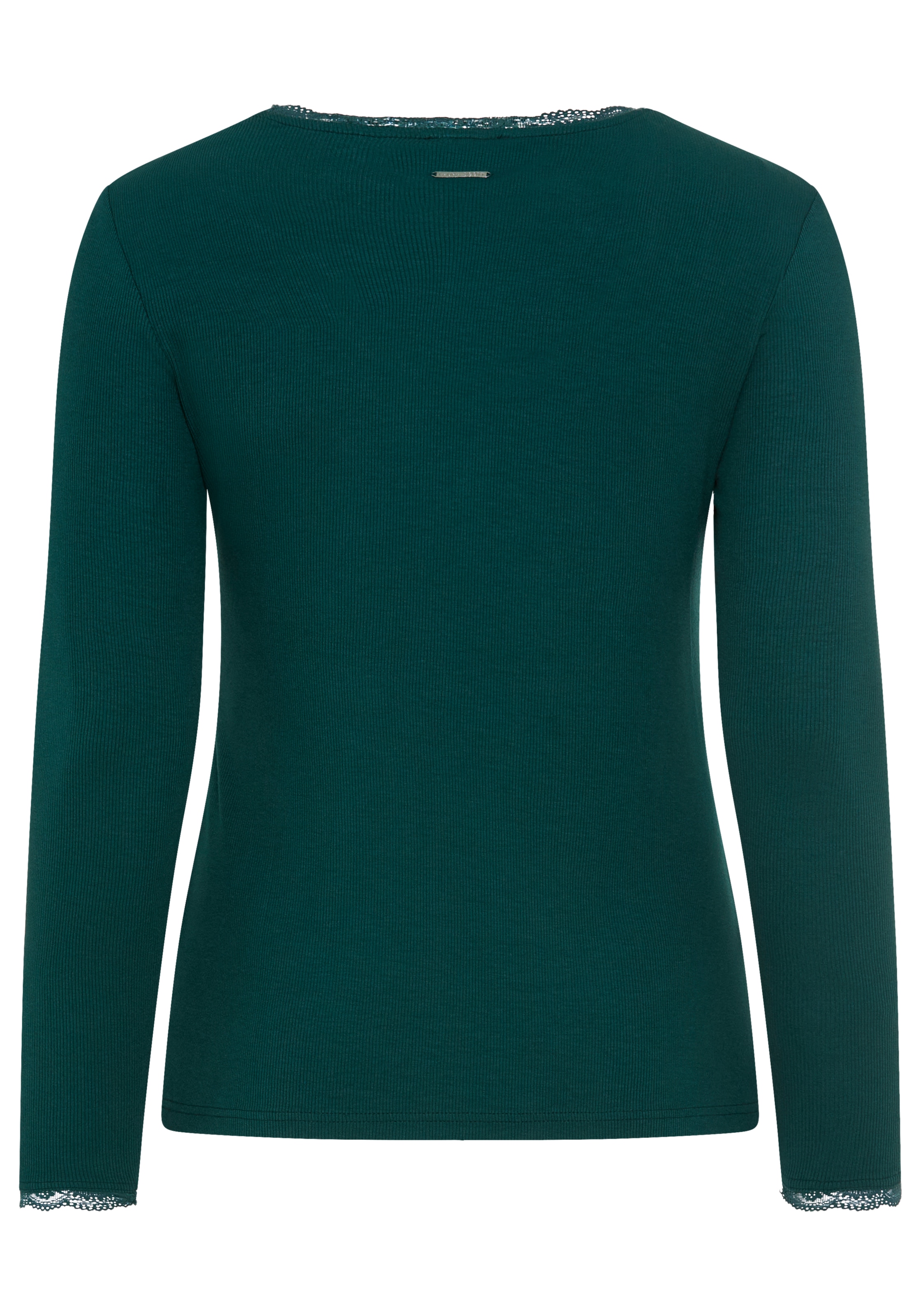 Laura Scott CURVE Langarmshirt »Grosse Grössen« aus elastischer Rippware, sehr figurbetonte Passform