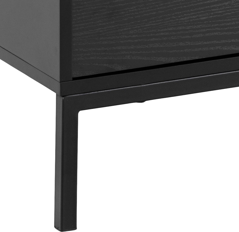 ACTONA GROUP Meuble TV 1 tiroir, 1 compartiment ouvert et 2 compartiments fermés, largeur 140 cm