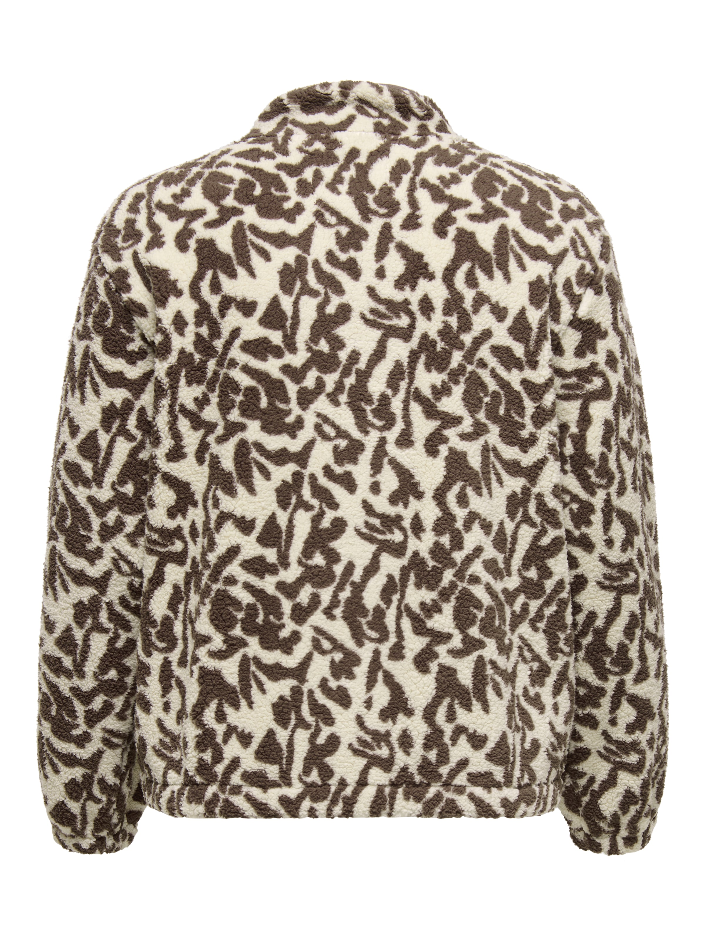 ONLY CARMAKOMA Fleecejacke »CARNEW DALLAS L/S HIGHNECK JCKT SWT OTW« Polyester