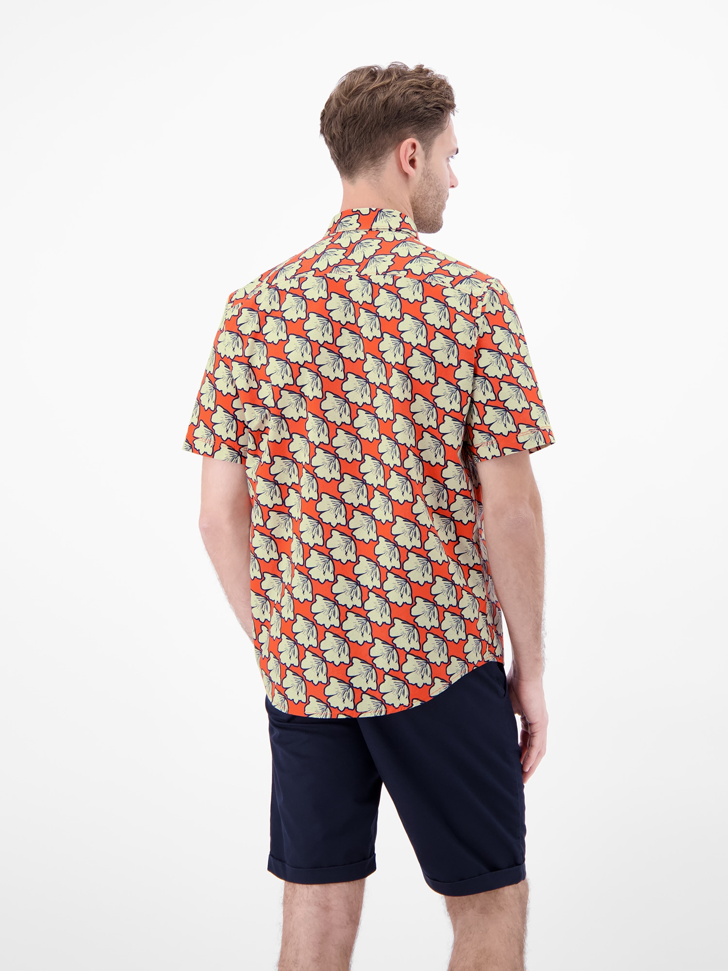 LERROS Chemise à manches courtes »Kurzarmhemd mit floralem All-over-Print«