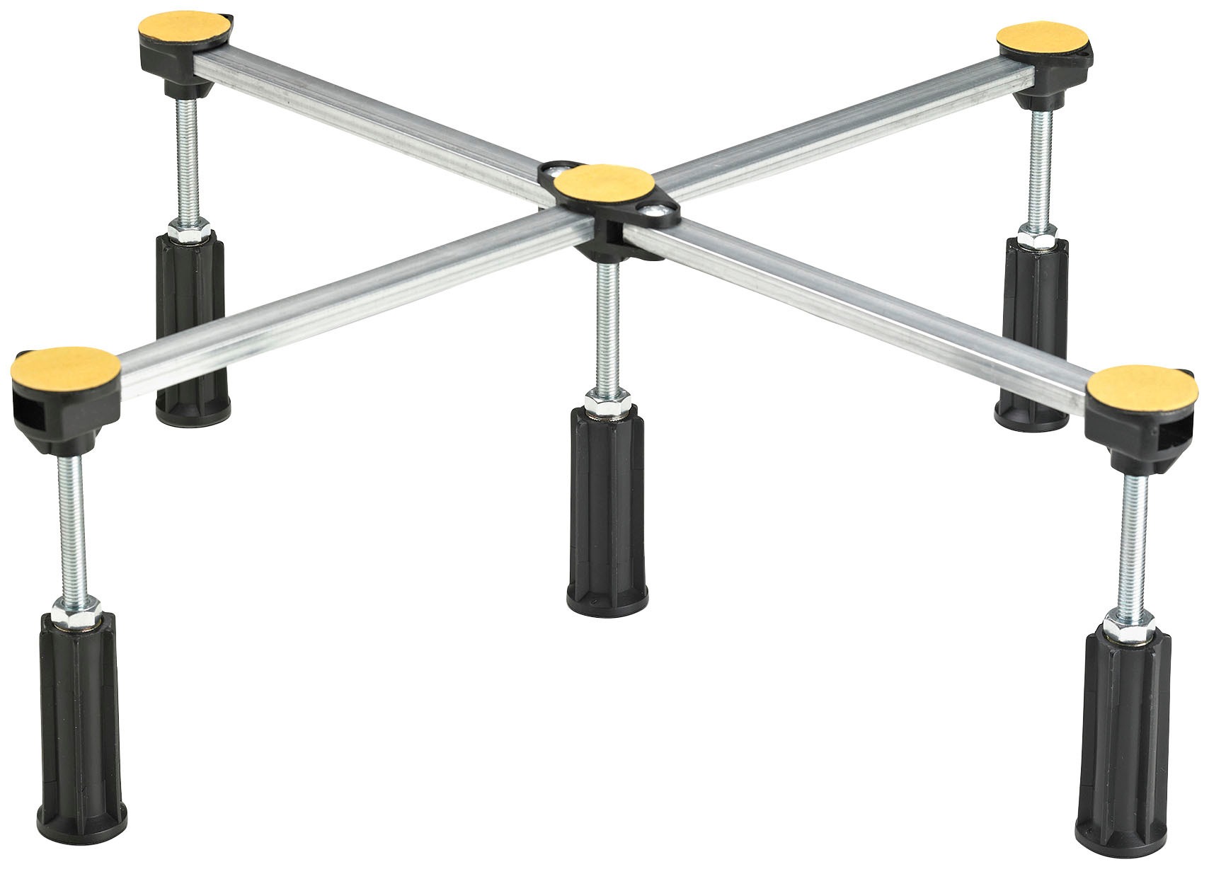 OTTOFOND Receveur de douche Ensemble,  140x80x3 cm, avec support de pied, garniture de vidange et bande d'étanchéité pour joints