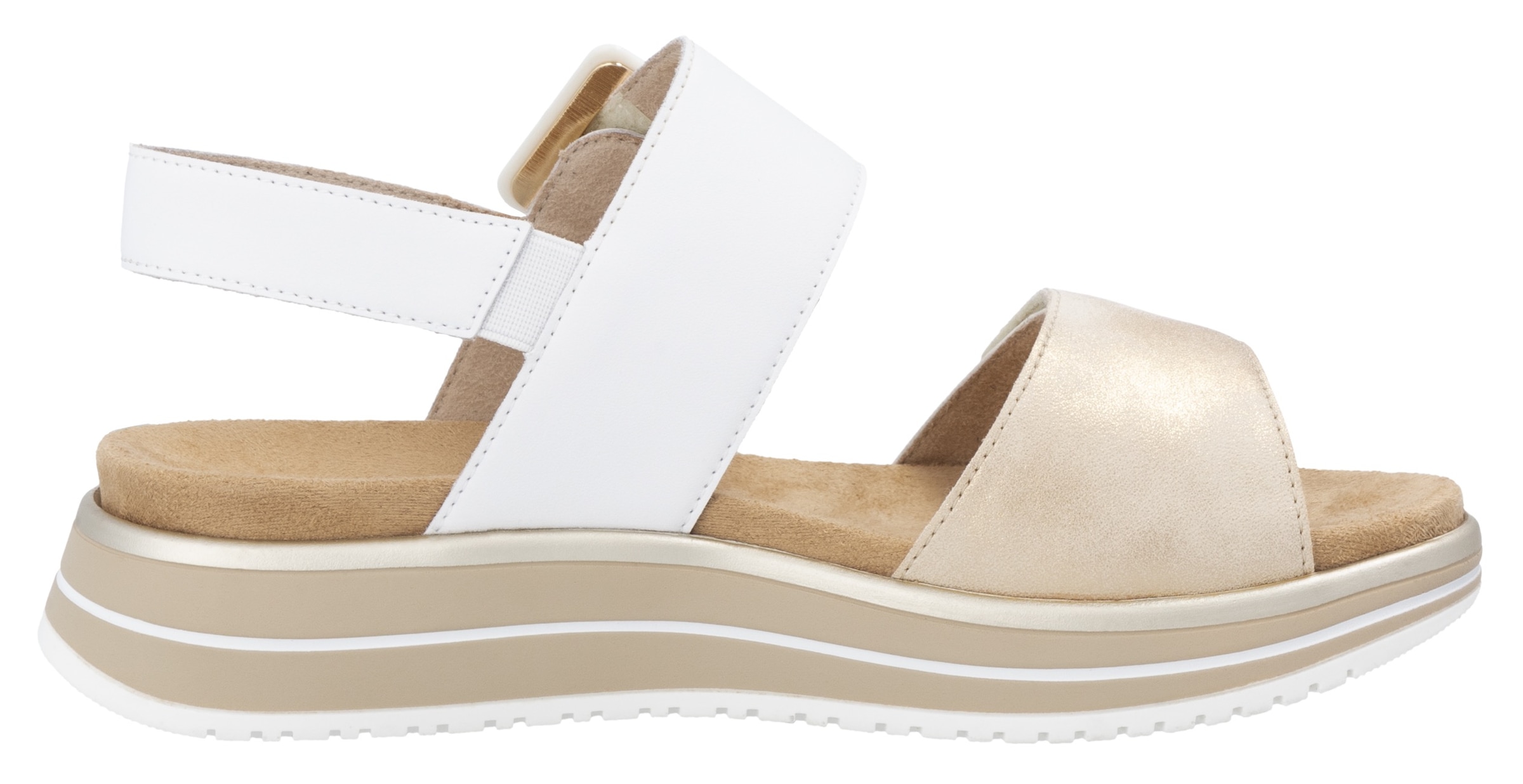 Remonte Keilsandalette  , Sommerschuh, Riemchensandale mit komfortablem Softfussbett