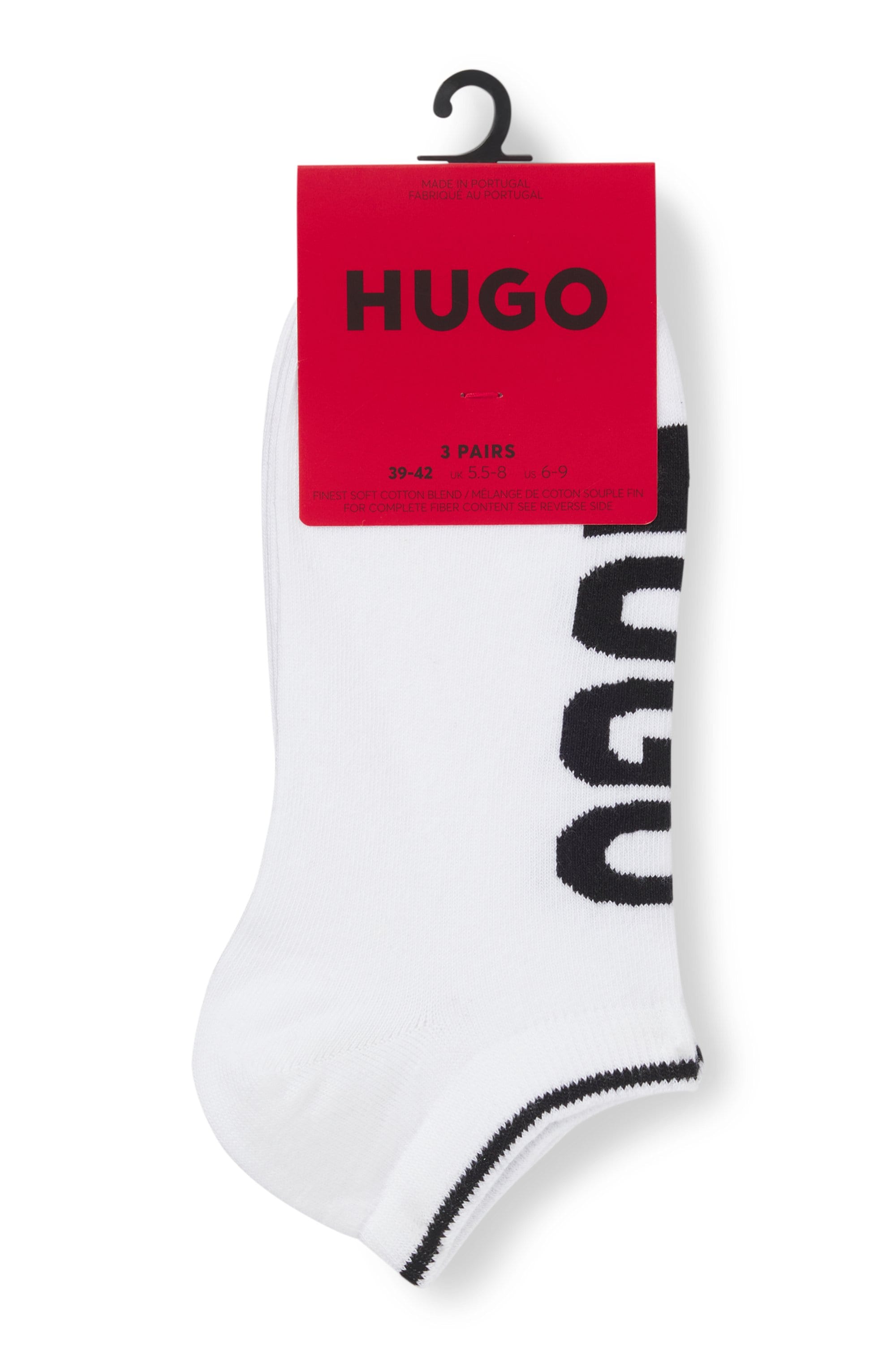 HUGO Underwear Chaussettes de baskets »3P AS LOGO CC« 3 Couple tlg. mit Logodetails